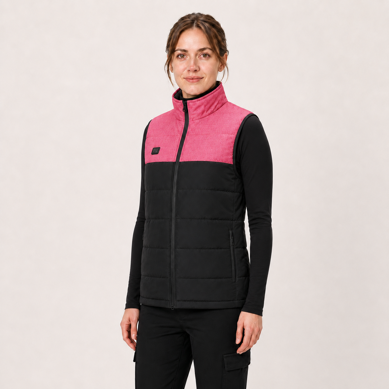Women's 3-Level Heated Vest with Front & Back Heating | Pink