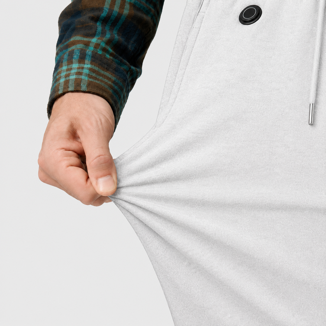 Men's Smart Heated Sweatpants with Adjustable Warmth-Gray
