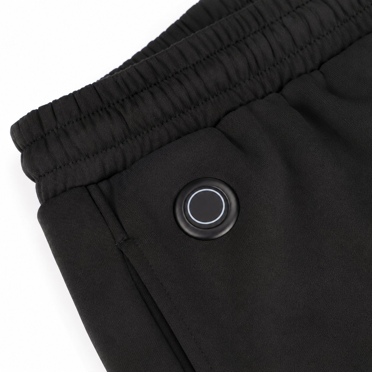 Men's Smart Heated Sweatpants with Adjustable Warmth-Black