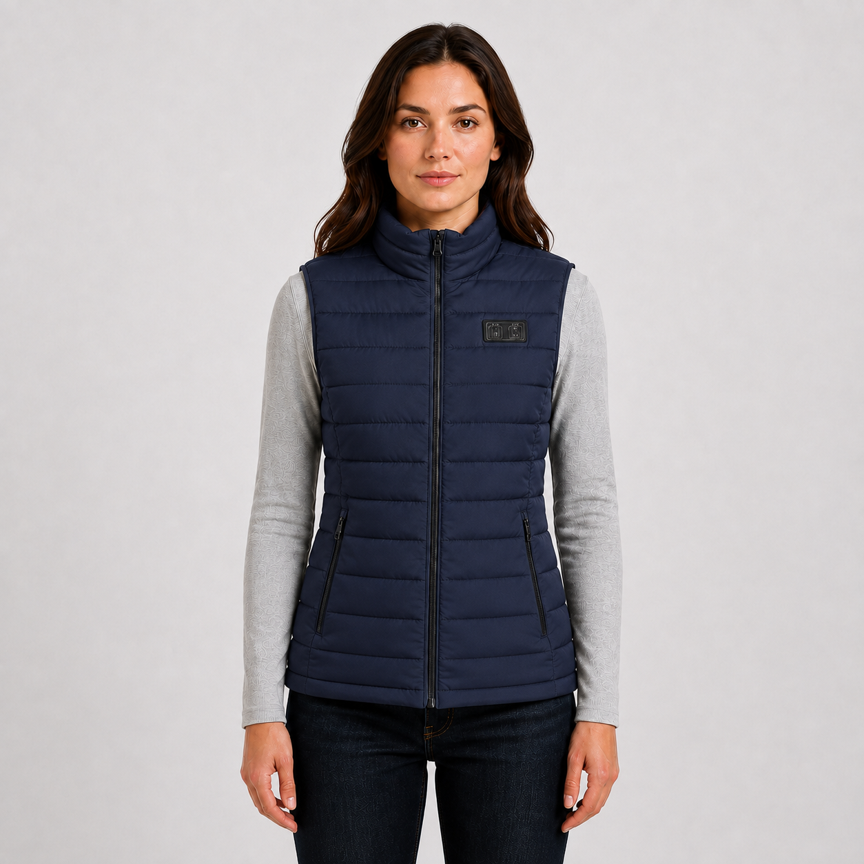 Women's 15-Zone Dual-Control Heated Vest - Blue
