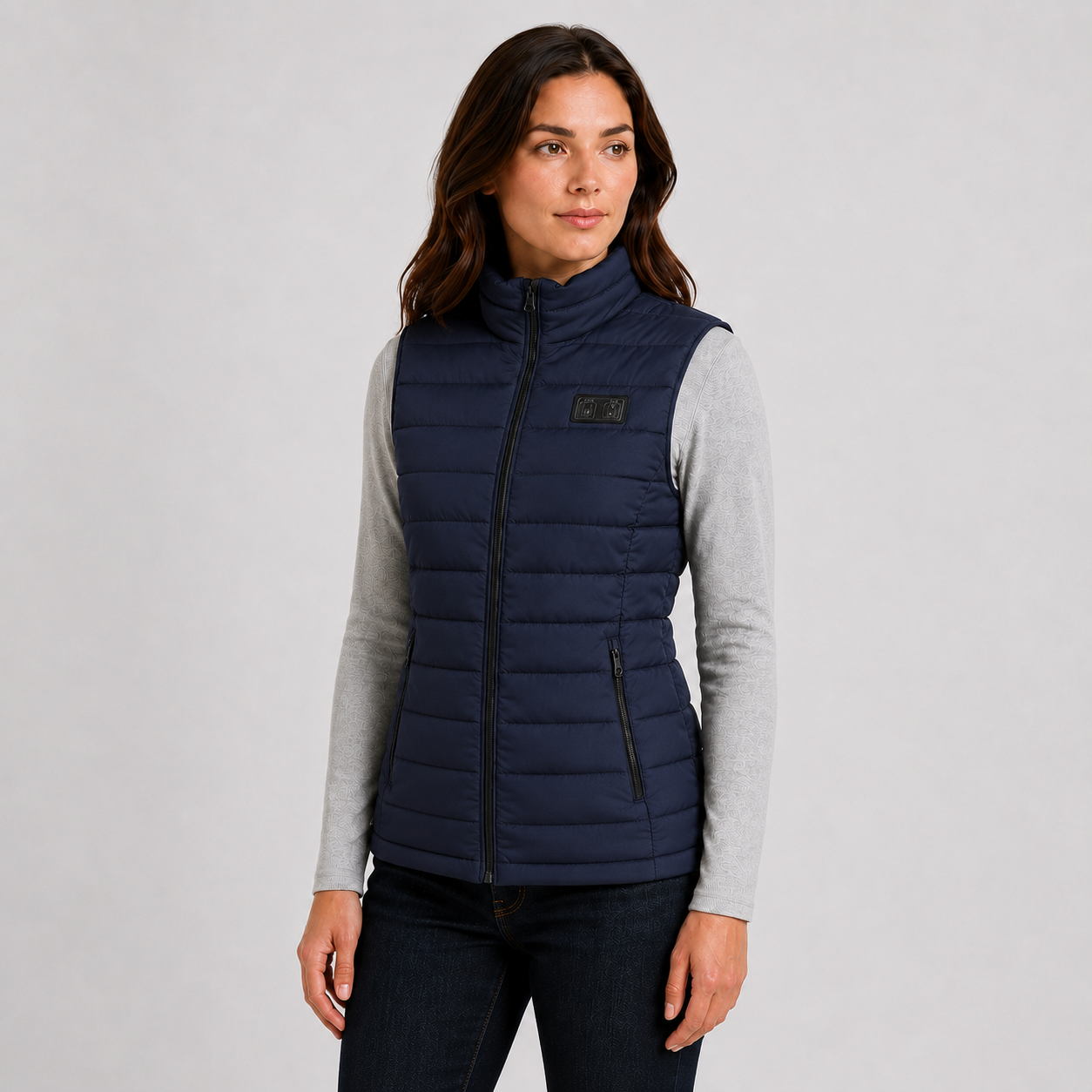 Women's 15-Zone Dual-Control Heated Vest - Blue