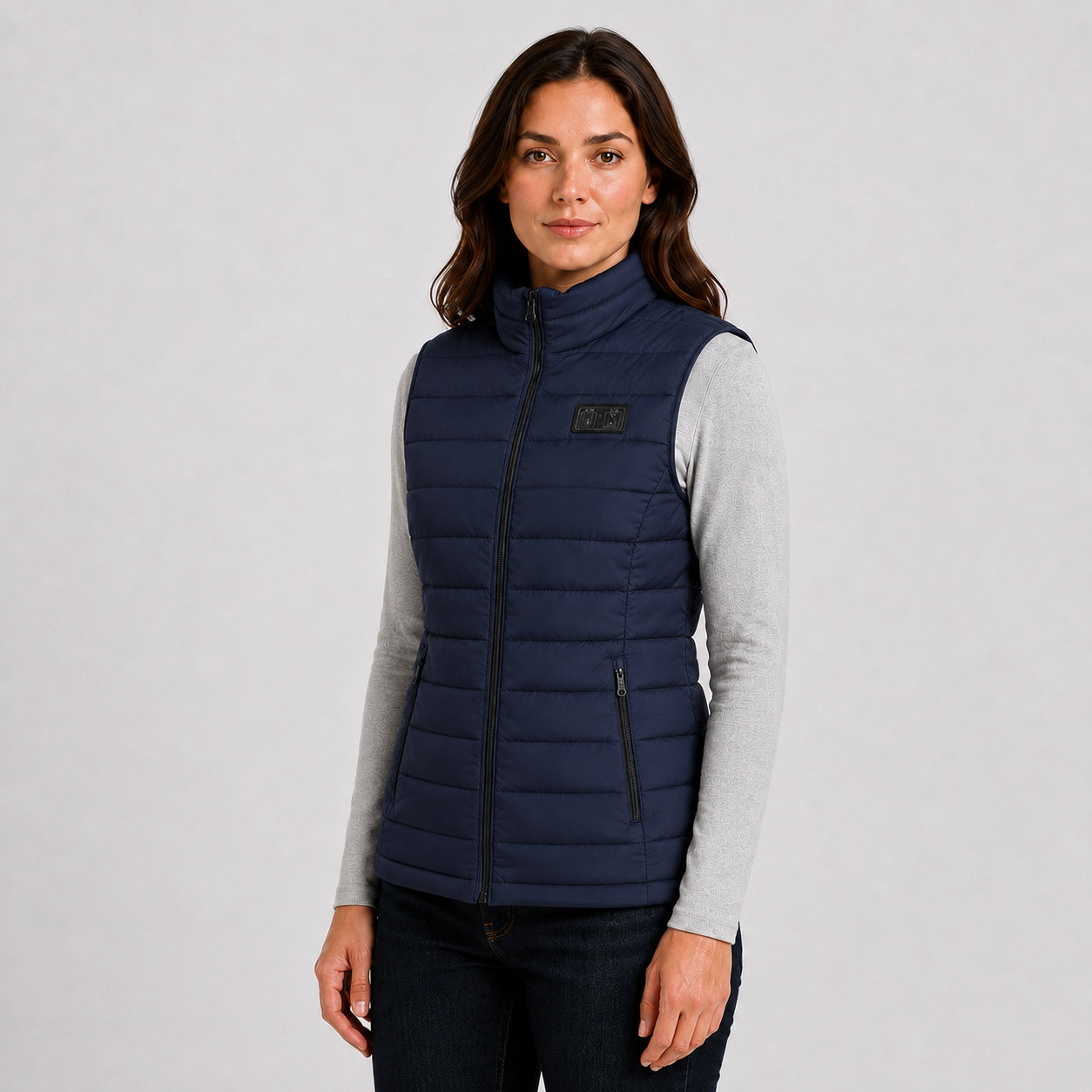 Women's 15-Zone Dual-Control Heated Vest - Blue