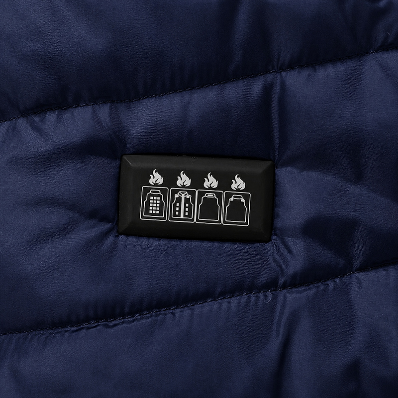Men's Multi-Zone USB Heated Vest | Adjustable Heat for Outdoor | Blue