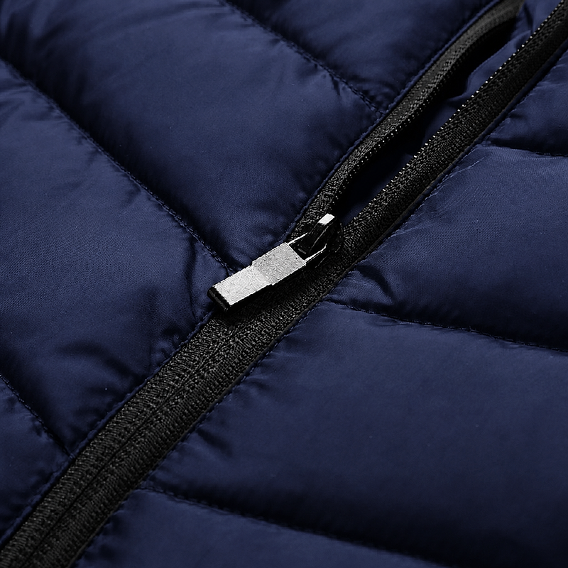 Men's Multi-Zone USB Heated Vest | Adjustable Heat for Outdoor | Blue