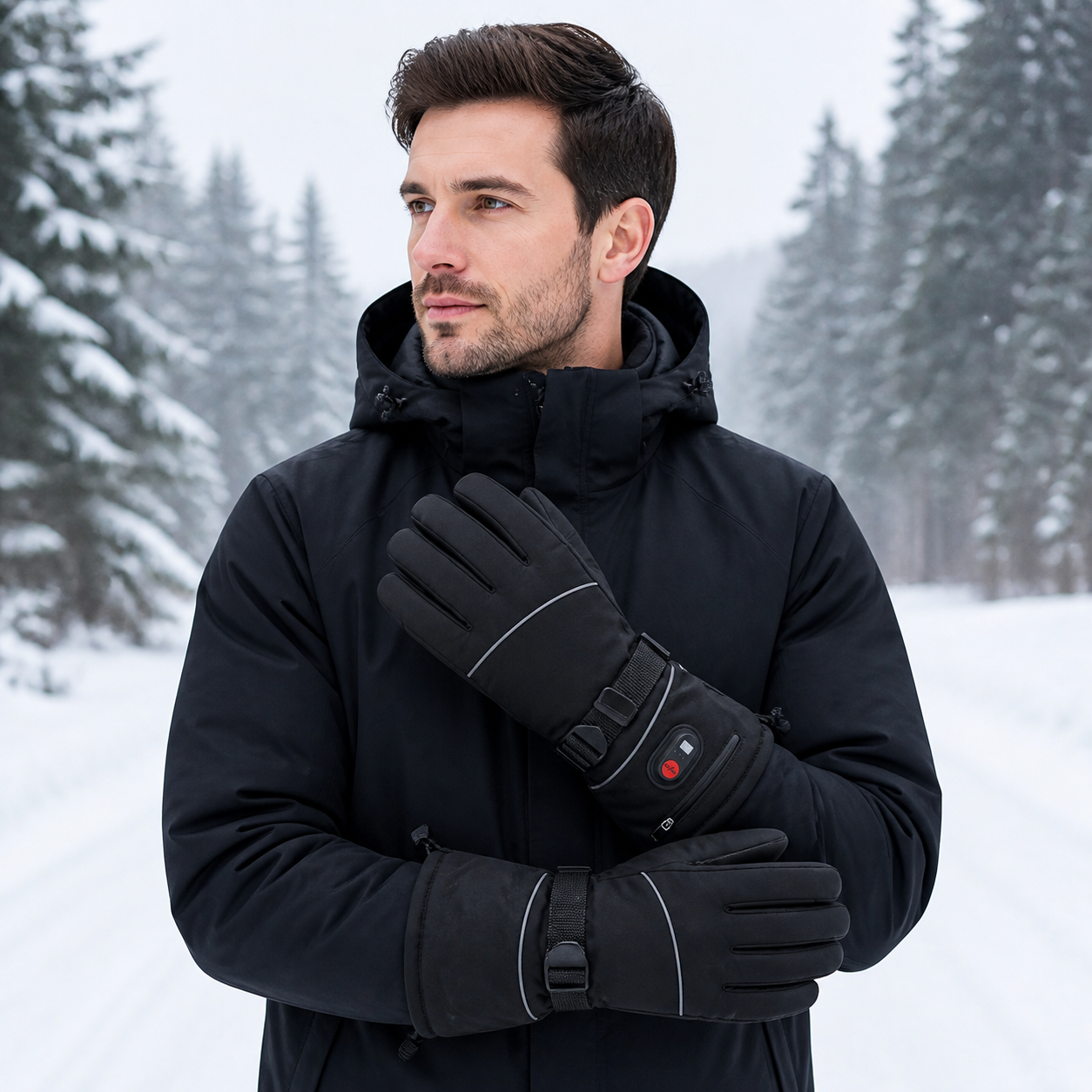 Rechargeable Heated Touchscreen Gloves