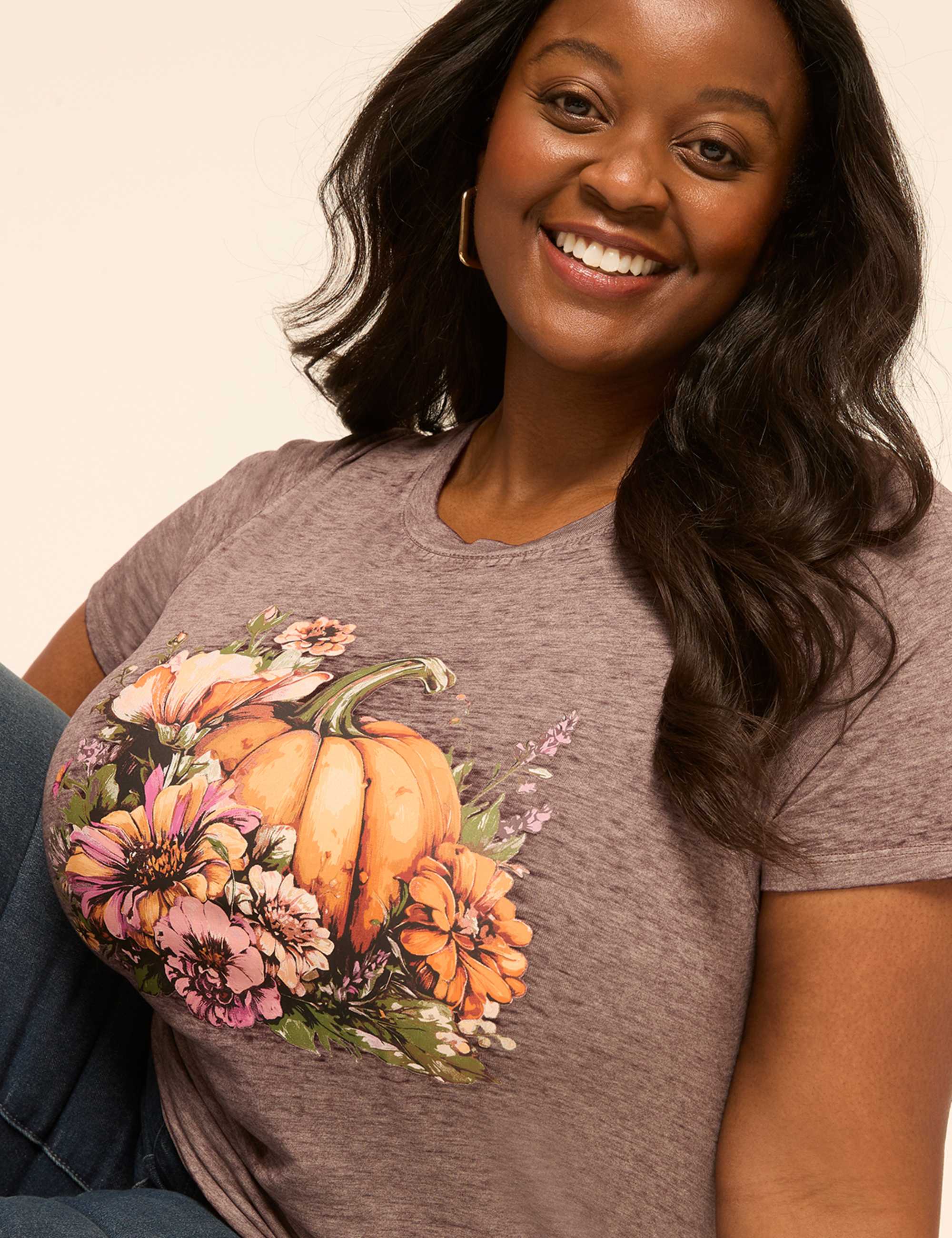Pumpkin & Petals Graphic Tee