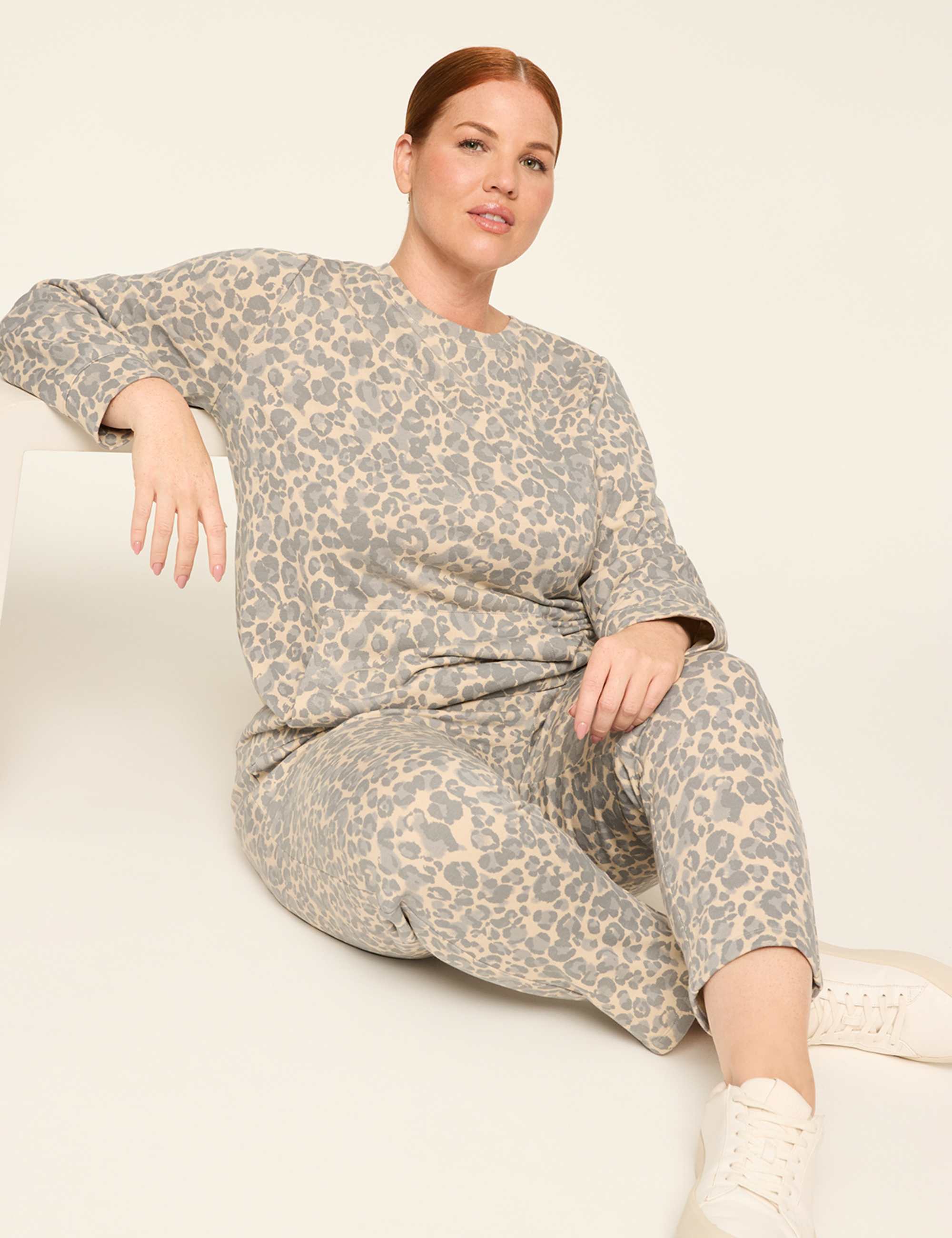 LIVI French Terry Crew-Neck Sweatshirt