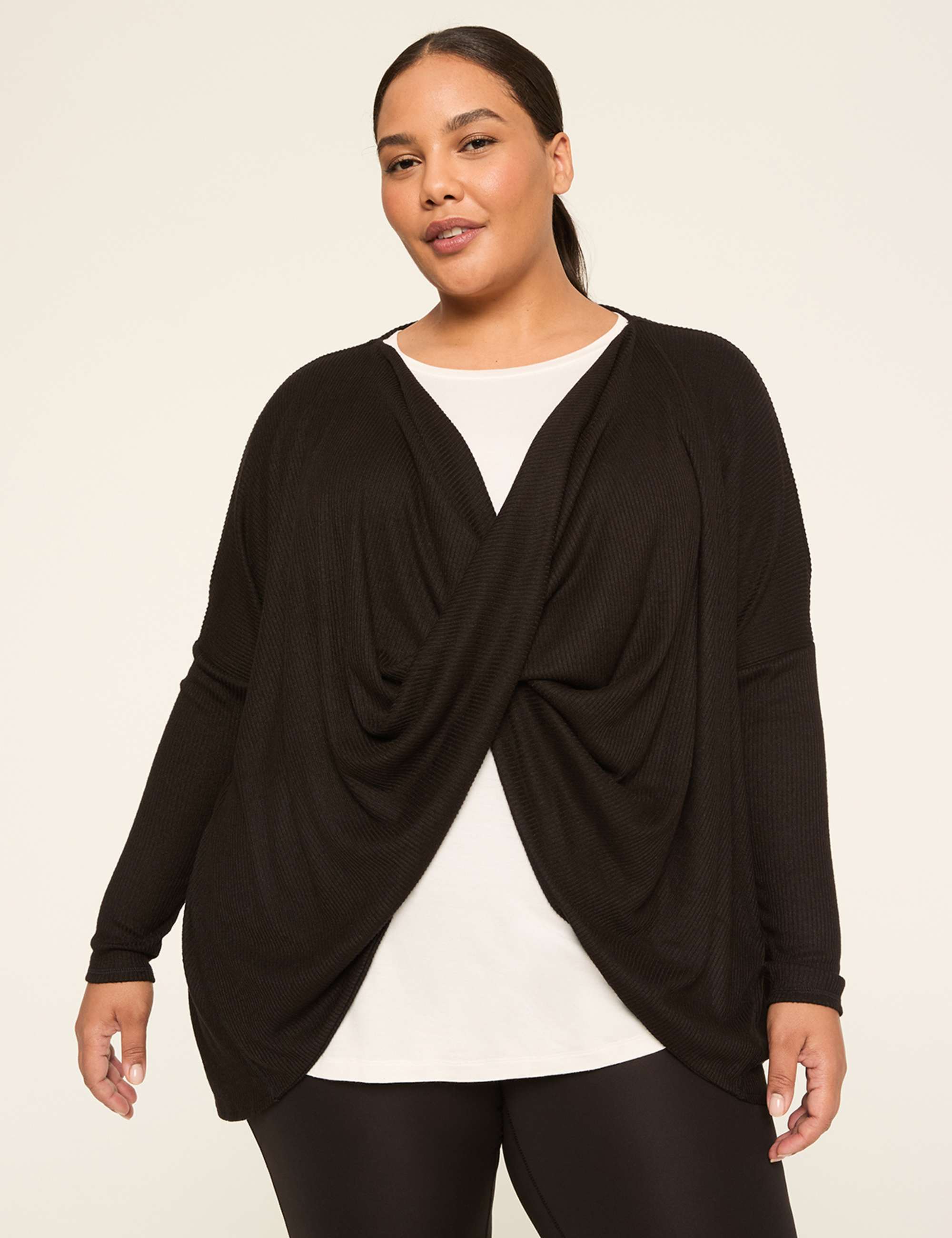LIVI 3-Way Convertible Twist Soft Spun Overpiece