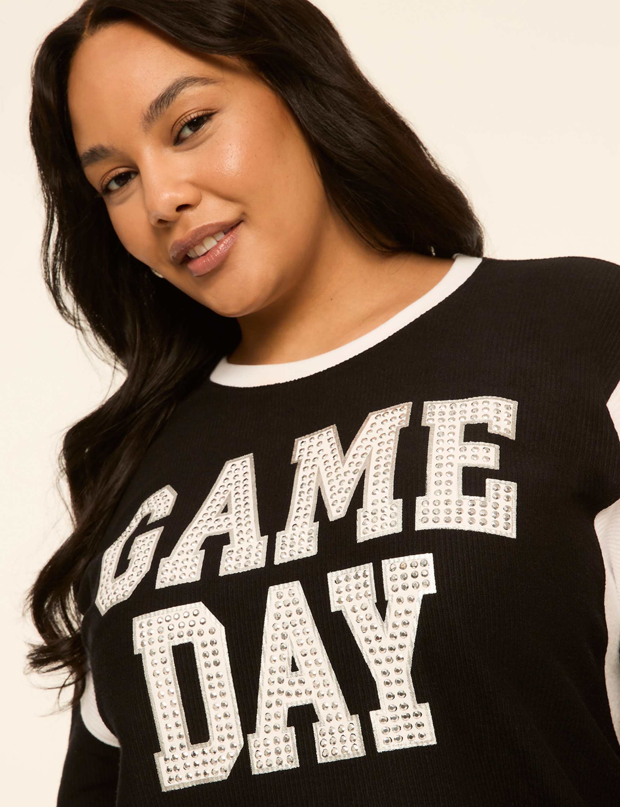 Rhinestone Game Day Graphic Sweatshirt