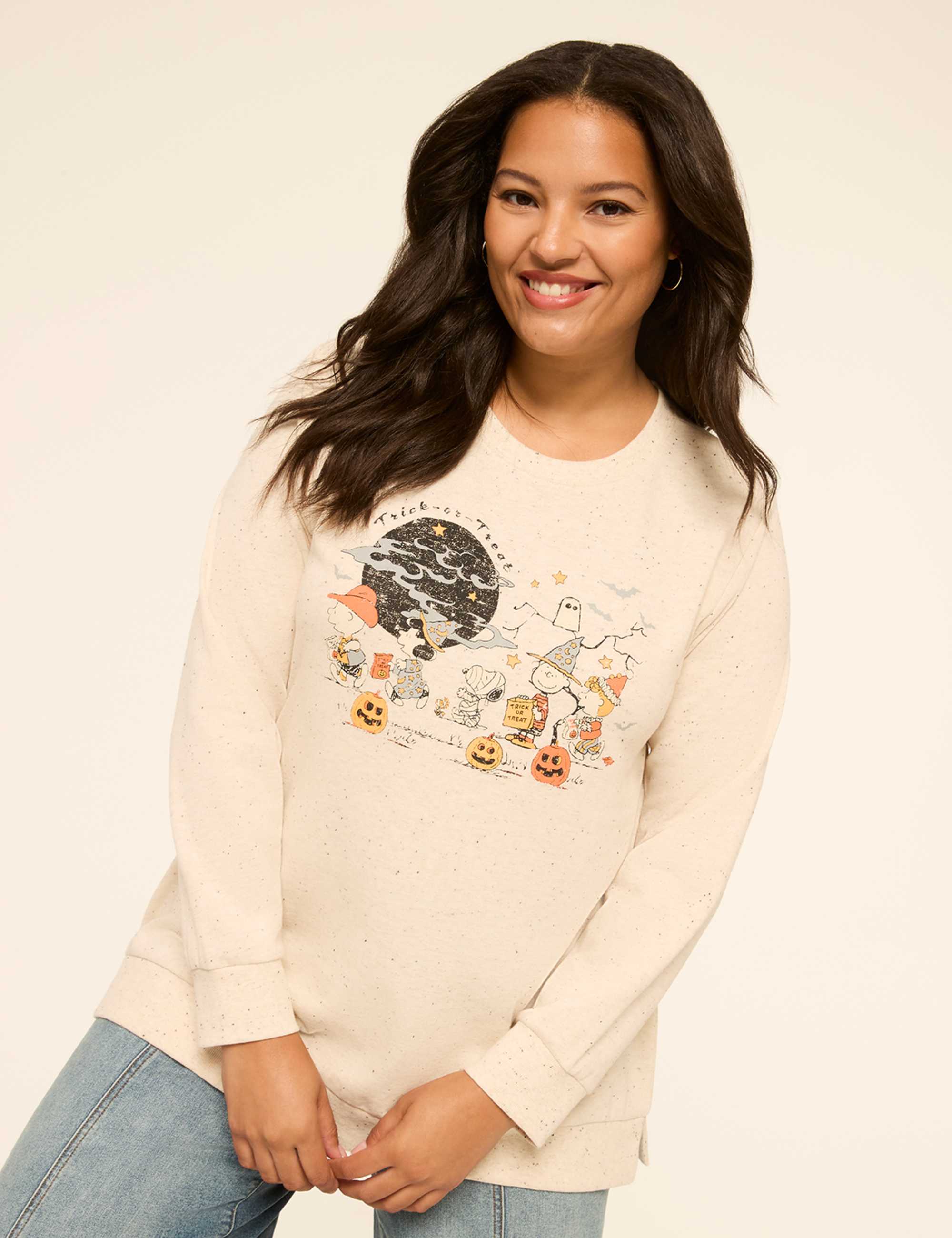 Peanuts Halloween Graphic Sweatshirt