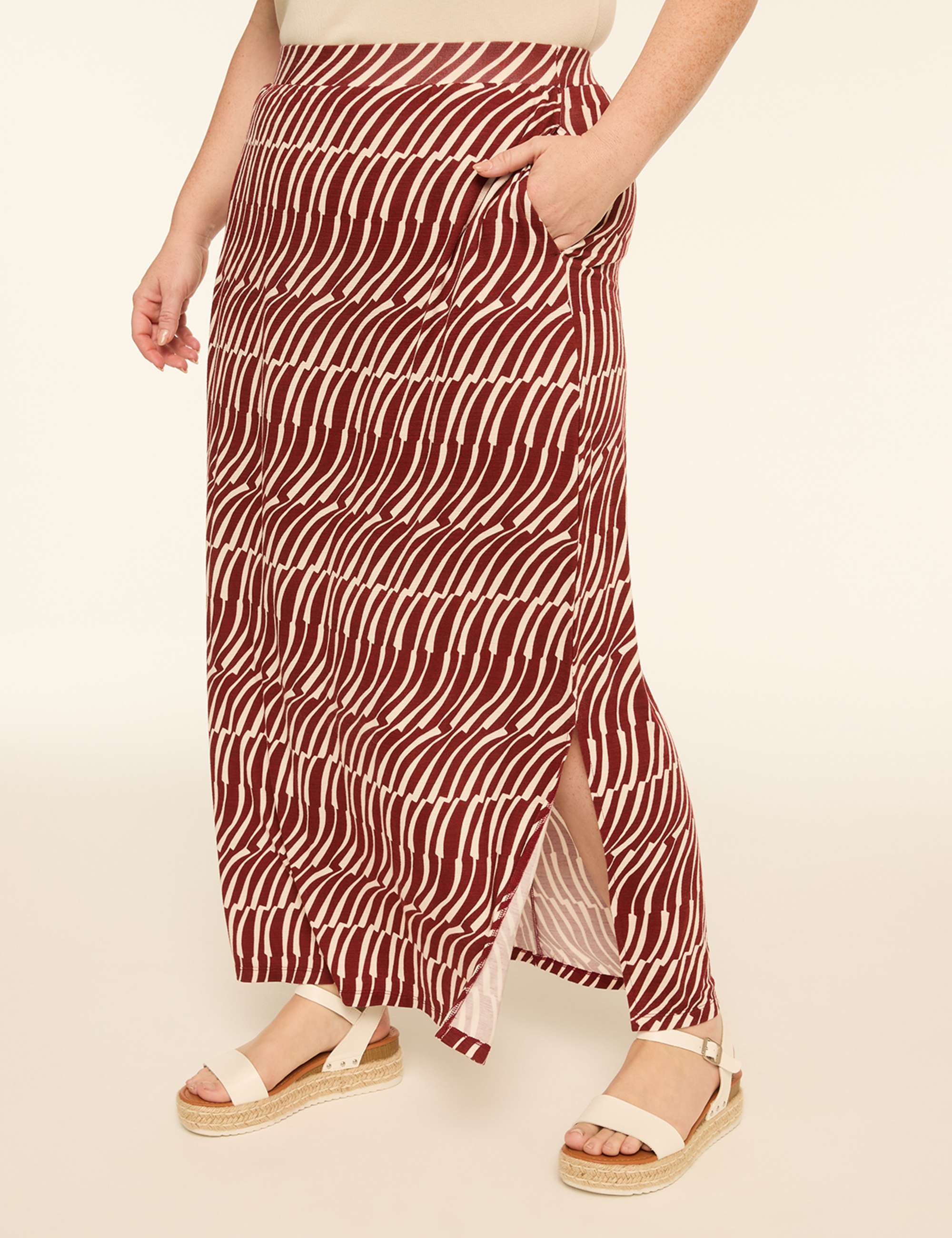 Pull-On Maxi Skirt