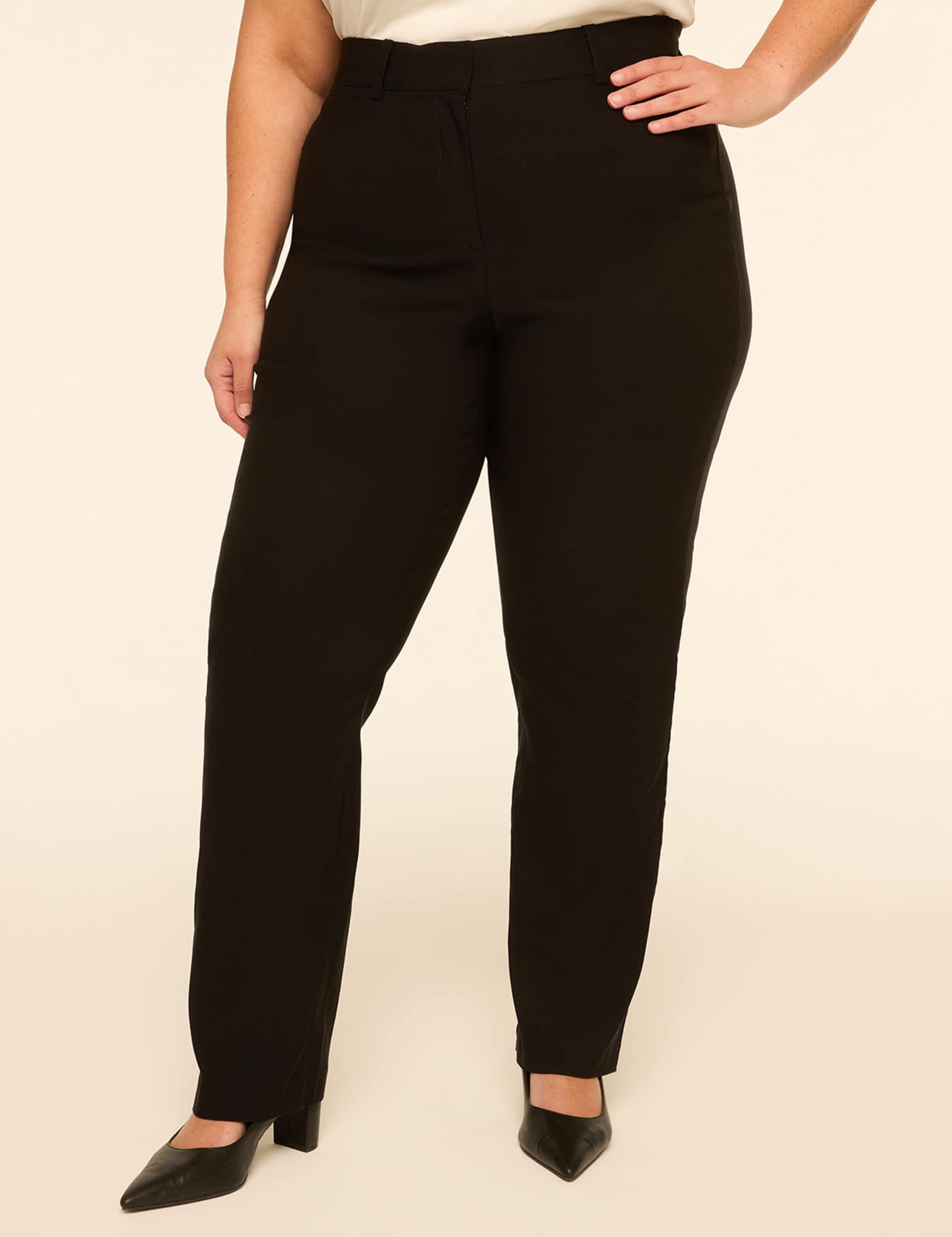 4-Season High-Rise Straight Leg Pant