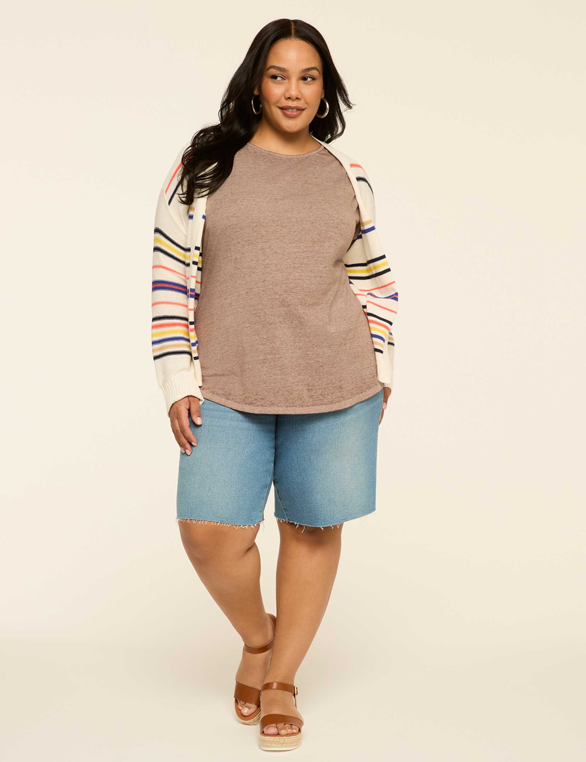 Scoop-Neck Strappy-Back Tee