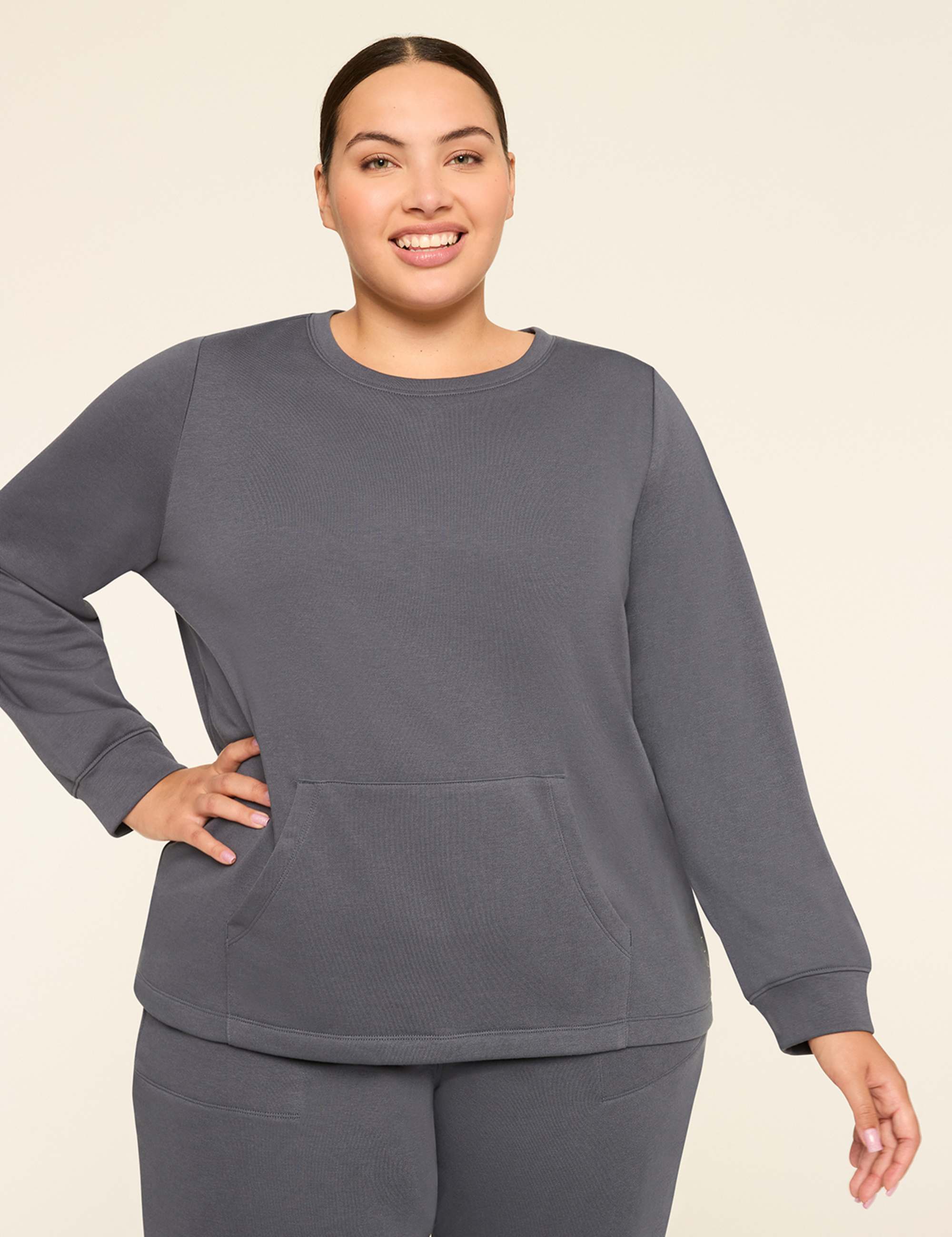 LIVI Crew-Neck French Terry Sweatshirt