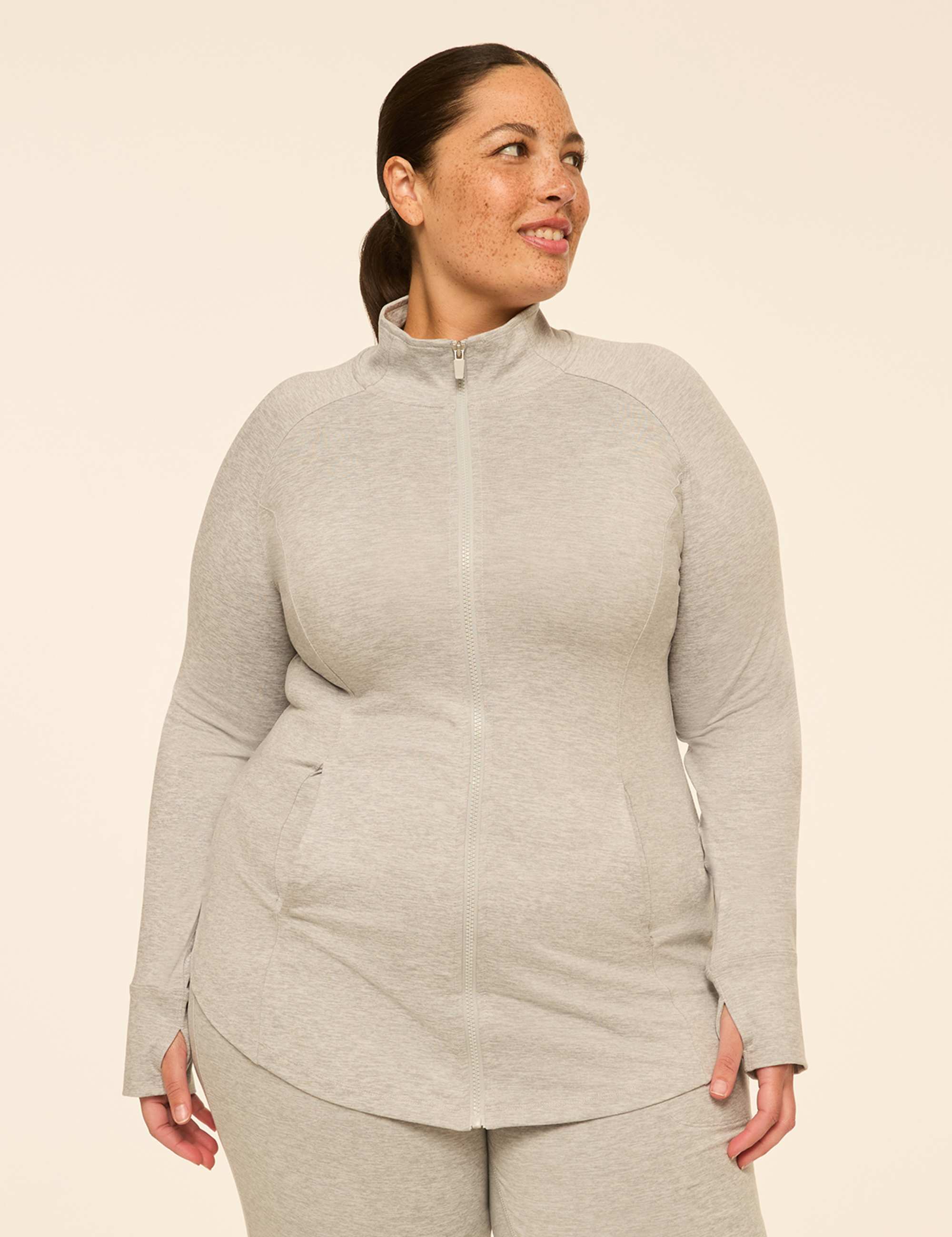 LIVI Soft Marled Full-Zip Jacket