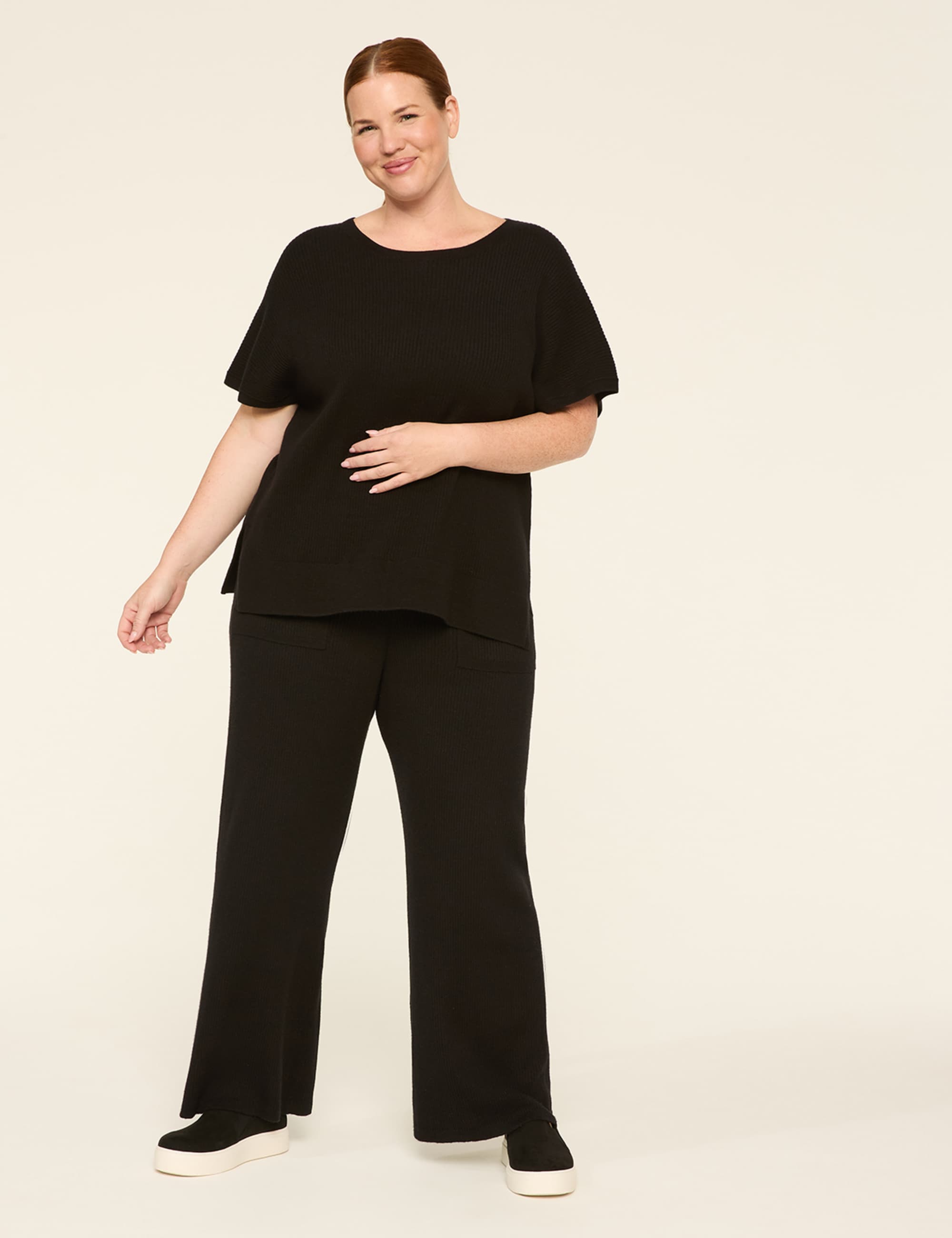LIVI Sweater Wide Leg Pant