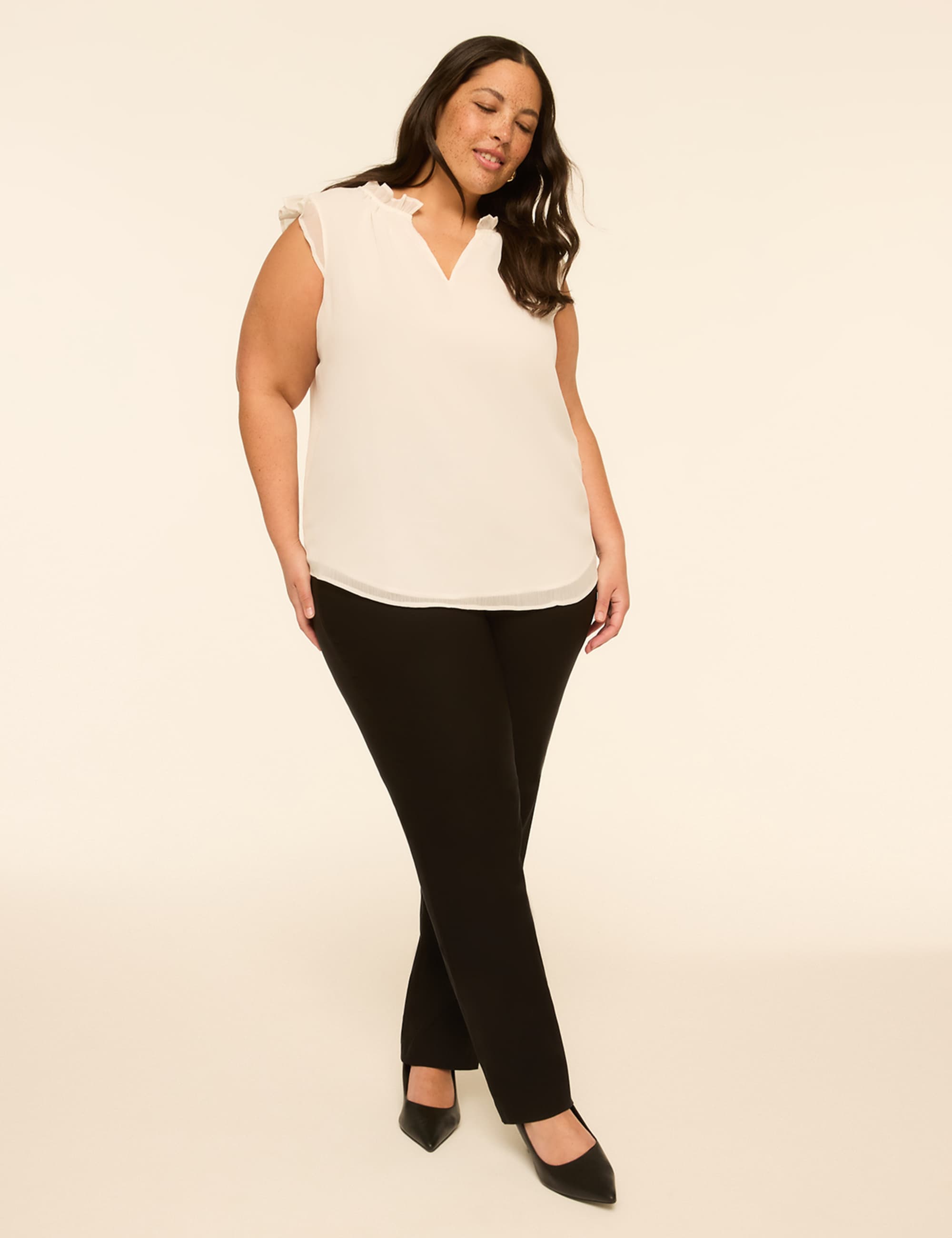 4-Season High-Rise Straight Leg Pant
