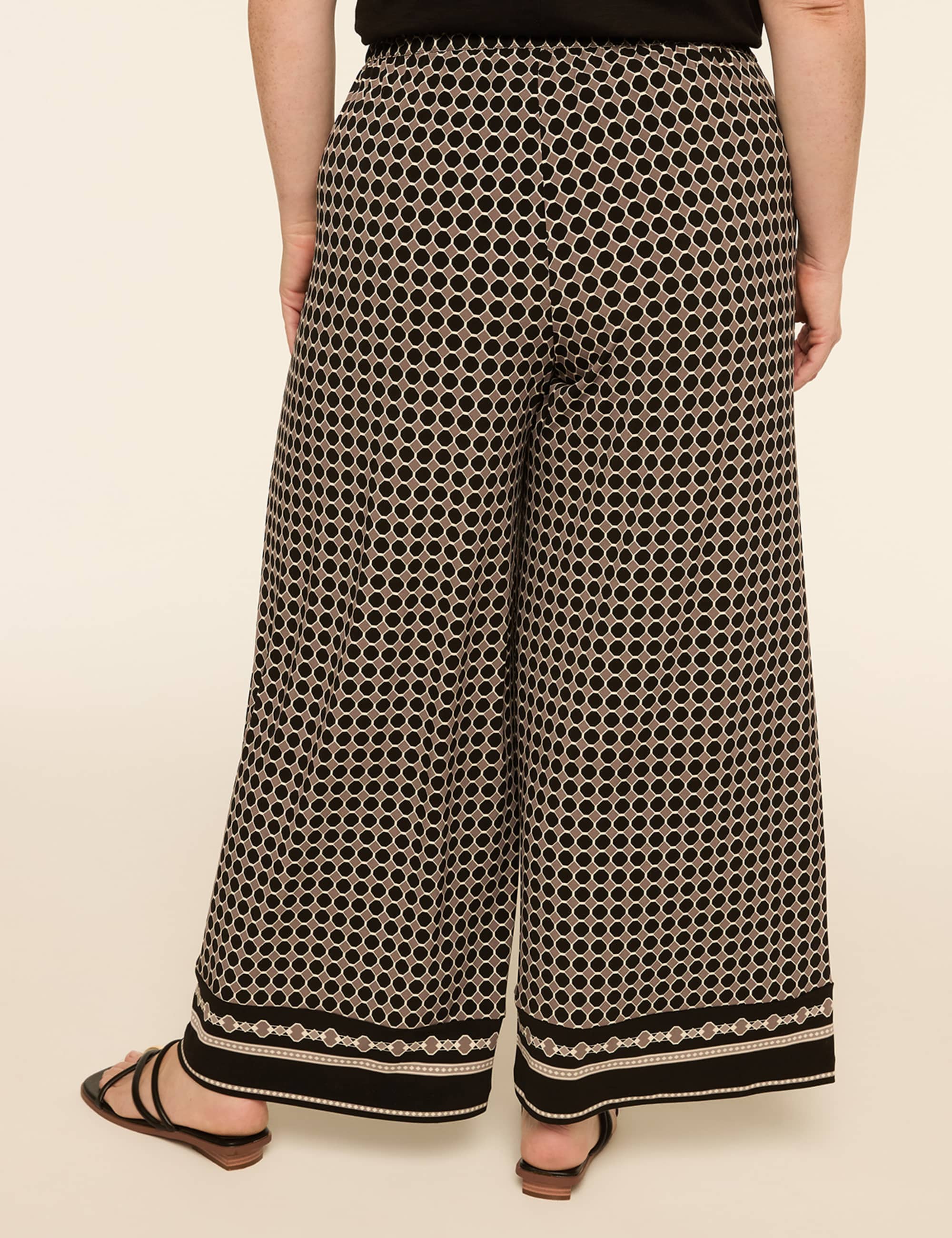 Matte Jersey Pull-On Wide Leg Pant