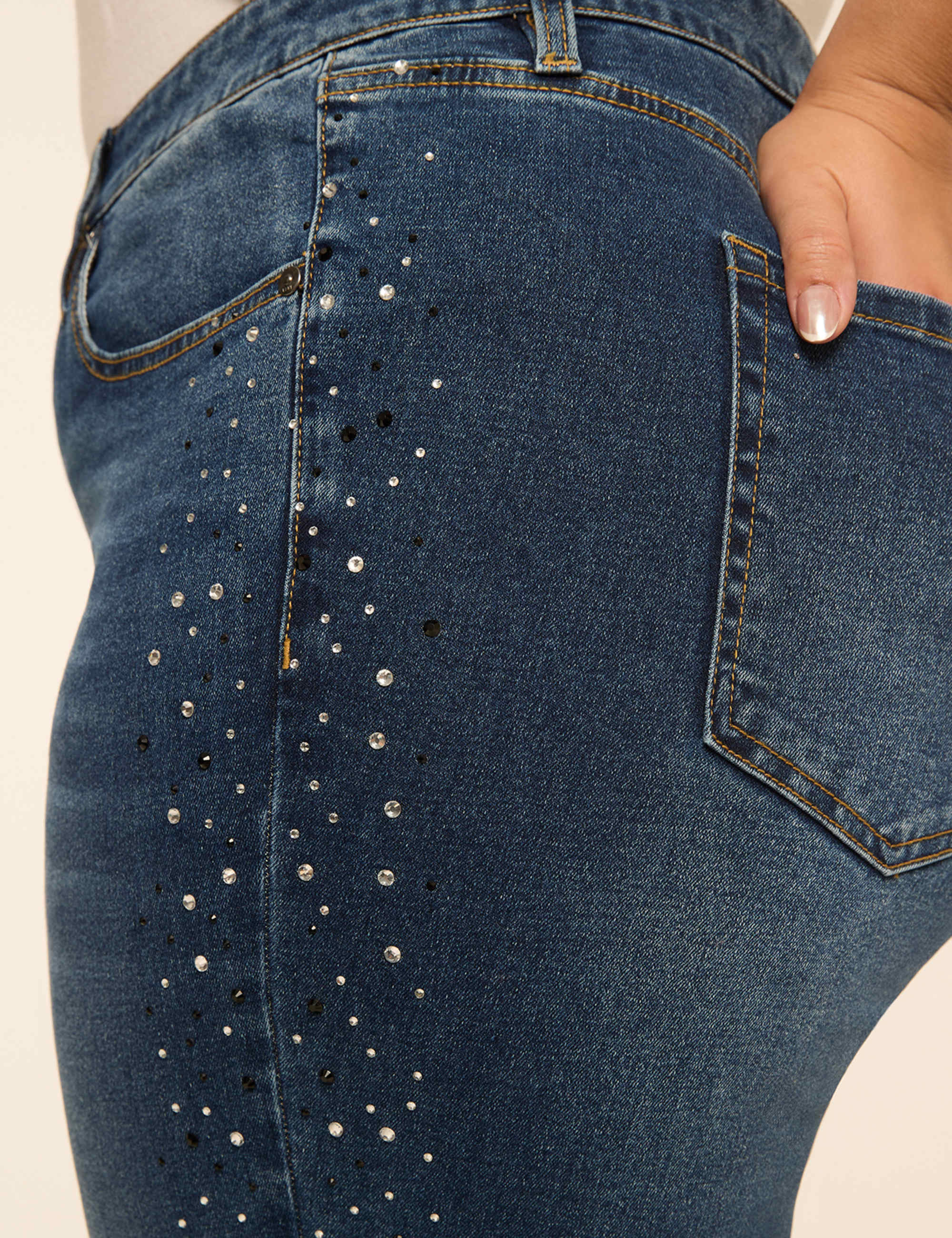 Genius Embellished Boot Jean