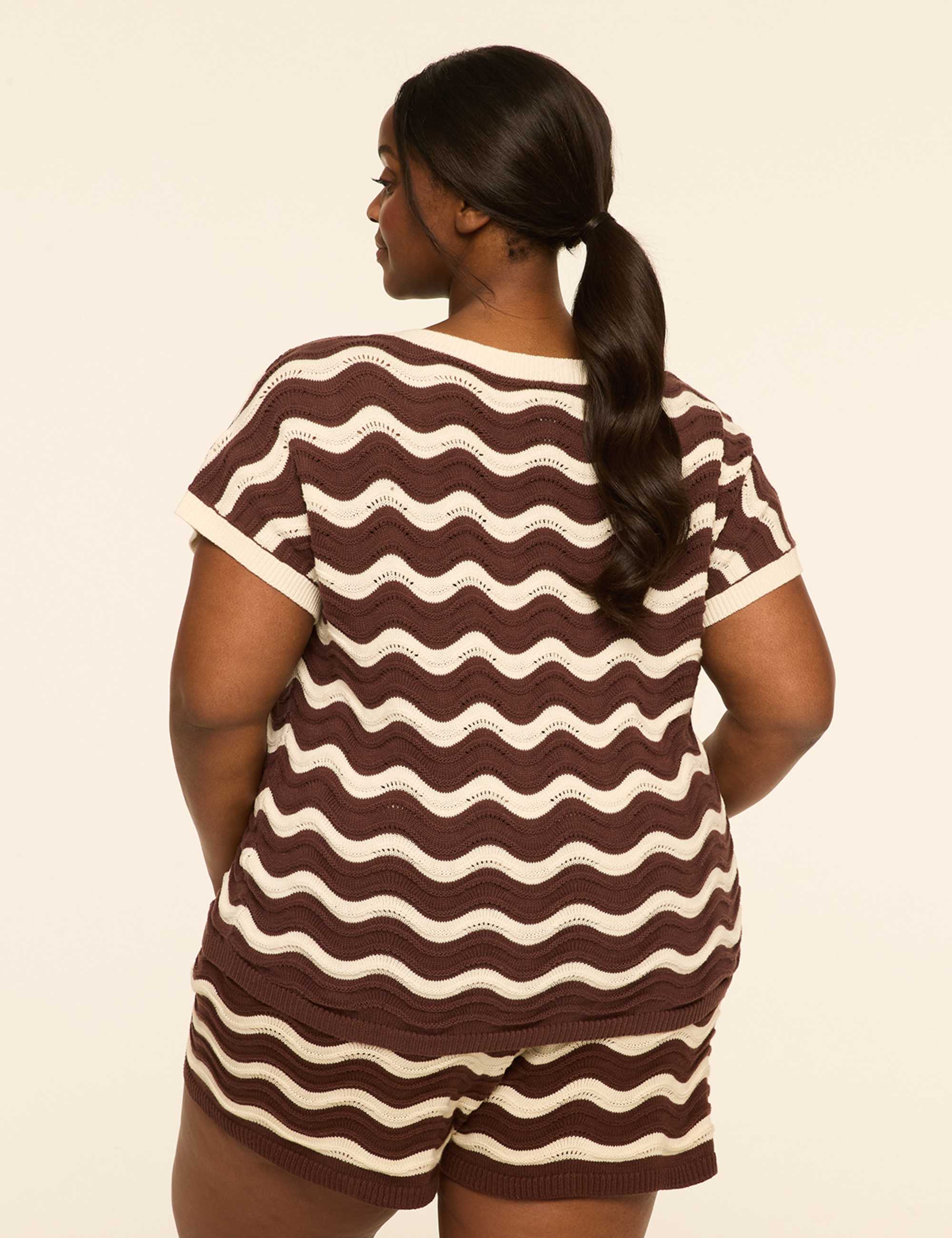 LIVI Textured Dolman-Sleeve Sweater