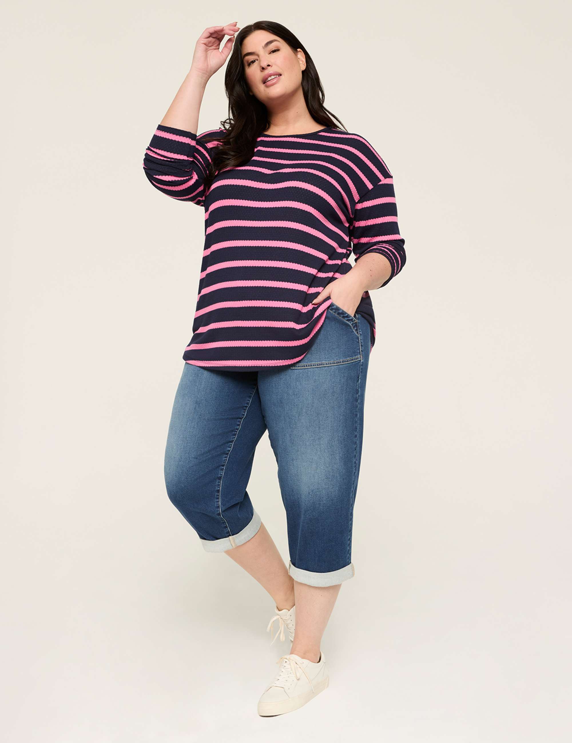 Cloud Knit Pull-On High-Rise Capri