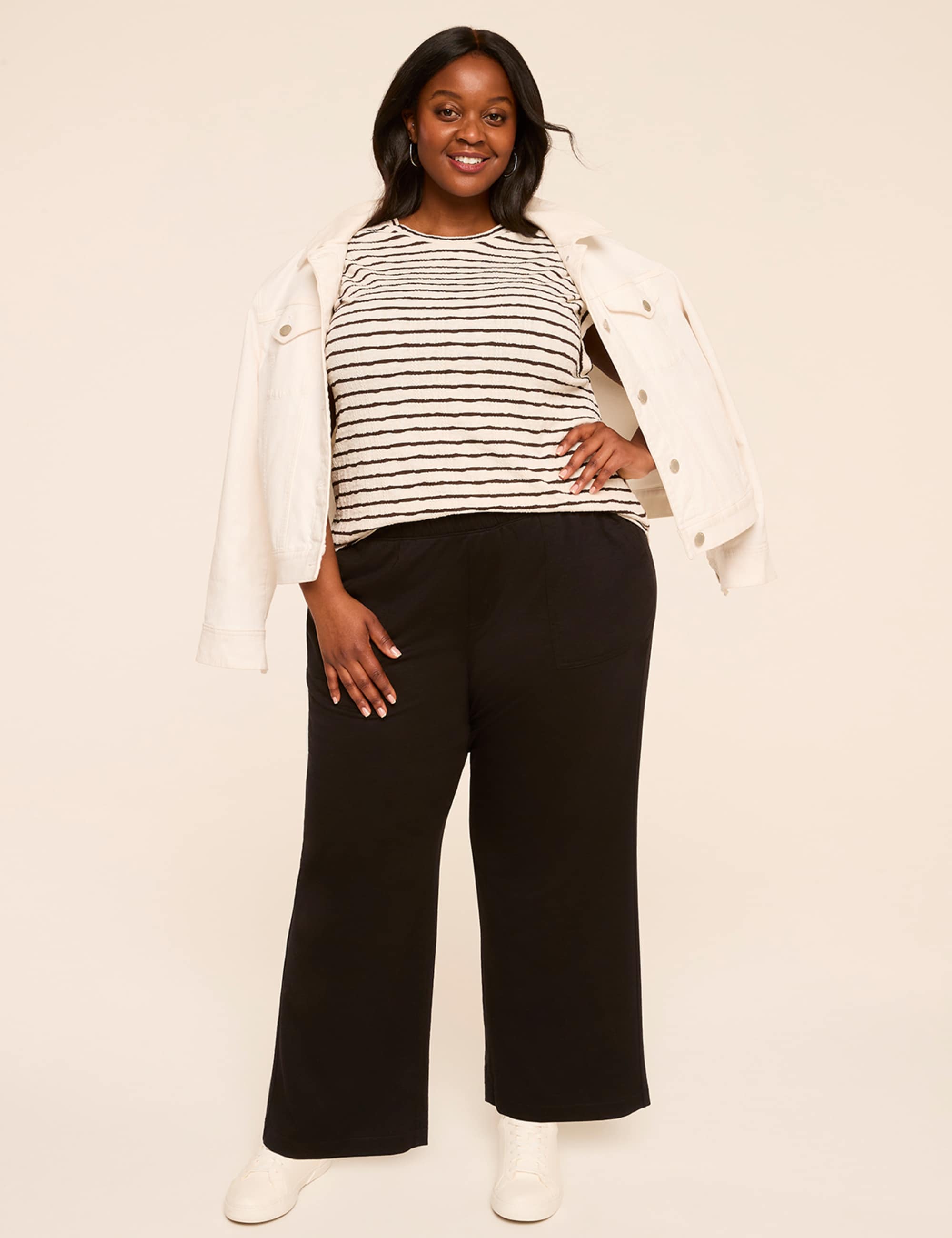 Slub Pull-On Pant