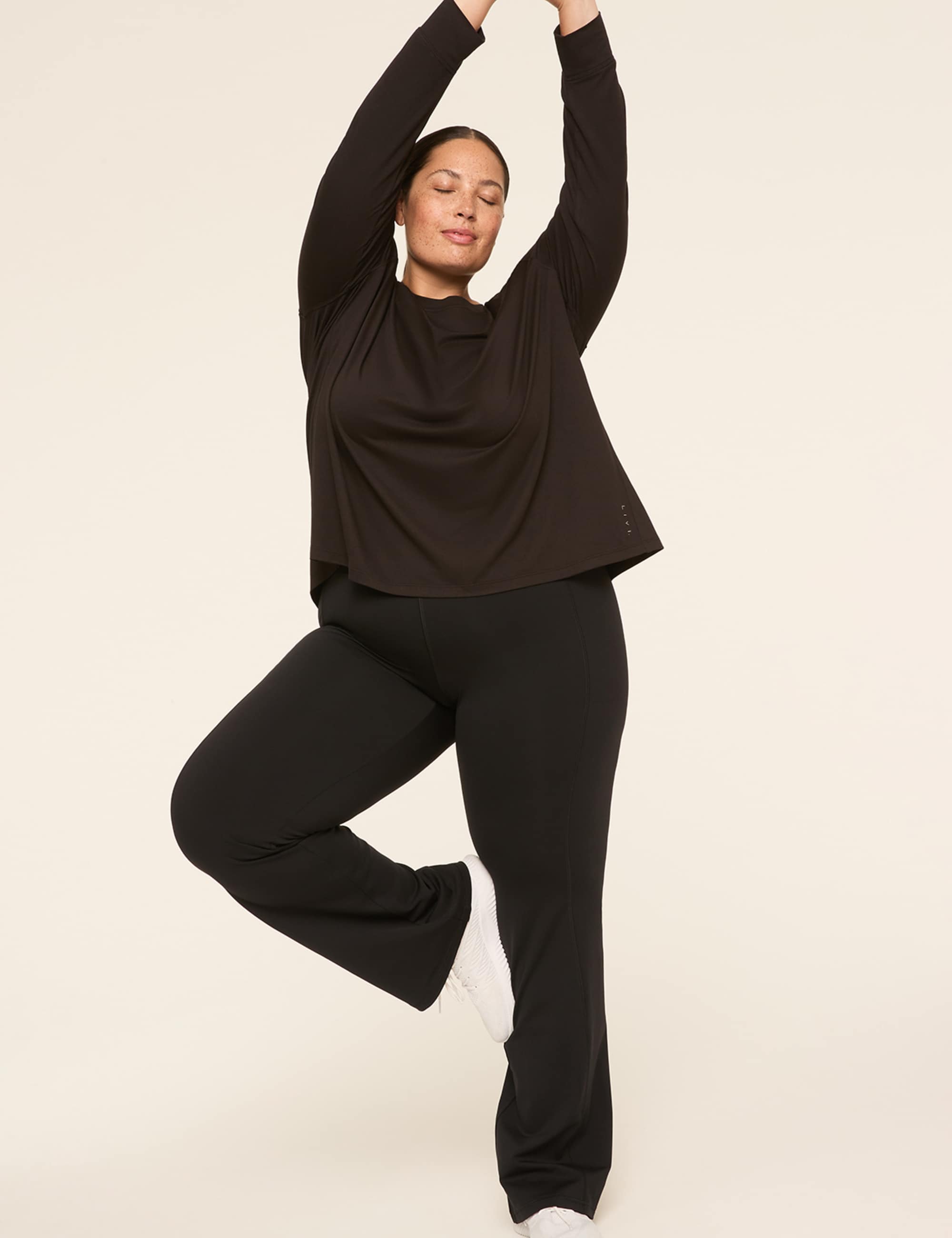 LIVI Knit Fleece-Lined Boot Pant