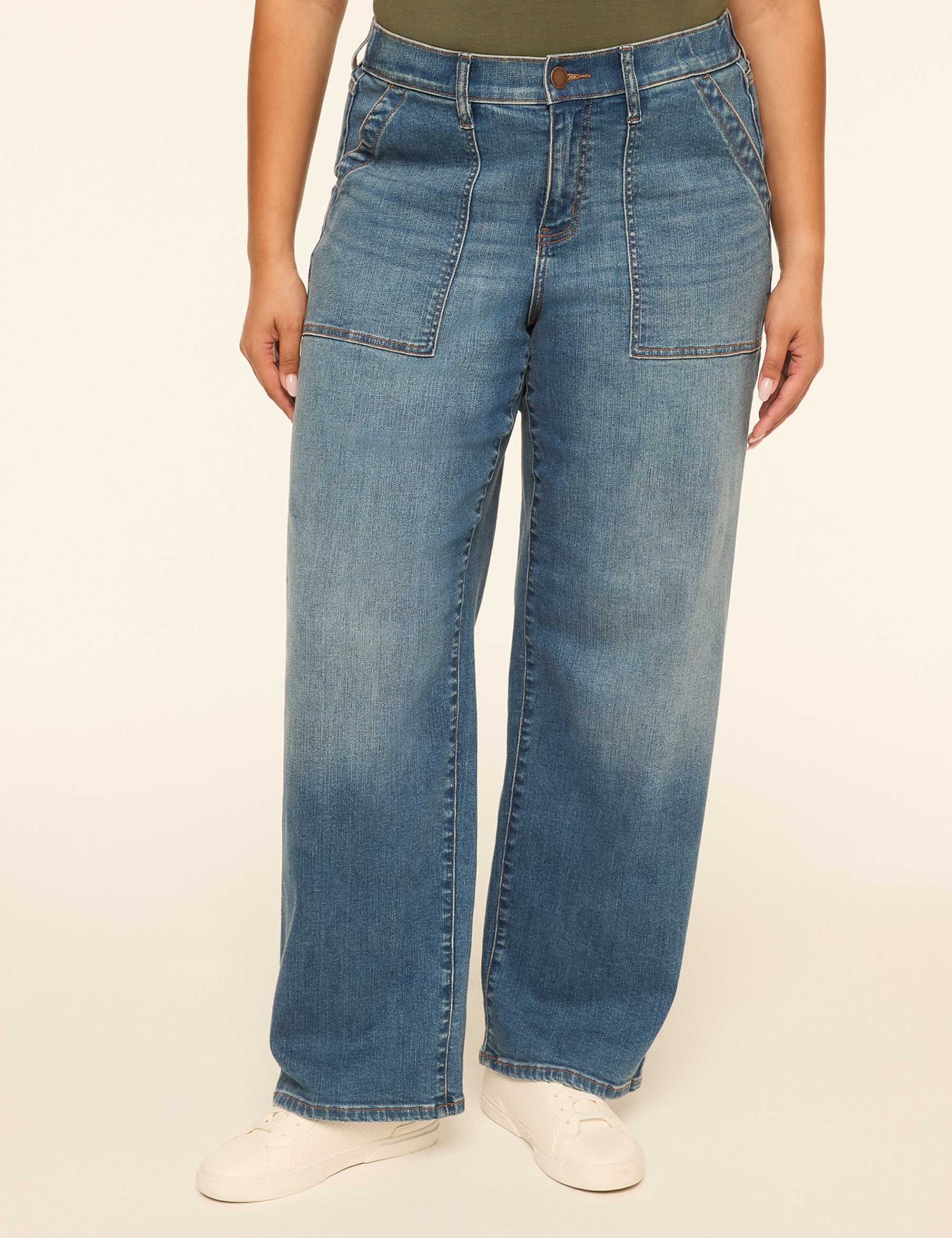 Signature Fit Straight Leg Utility Jean
