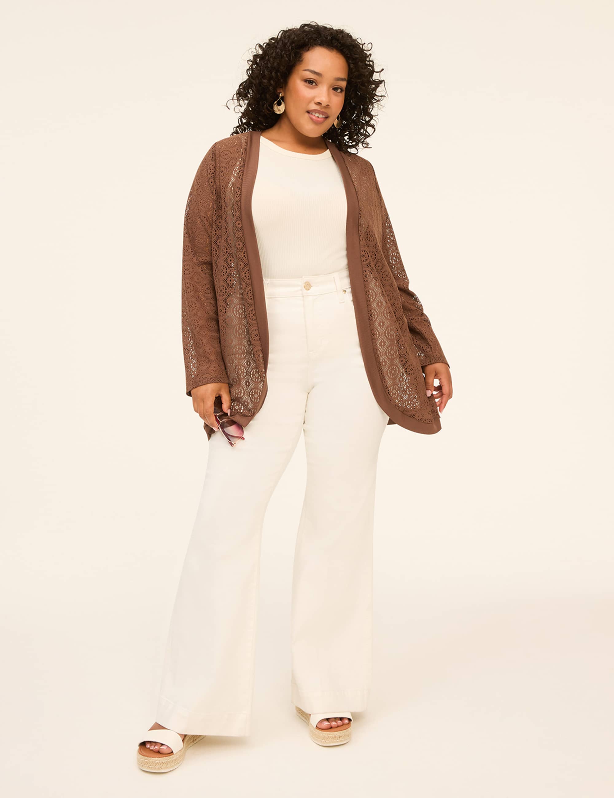 Crochet Knit Cardigan