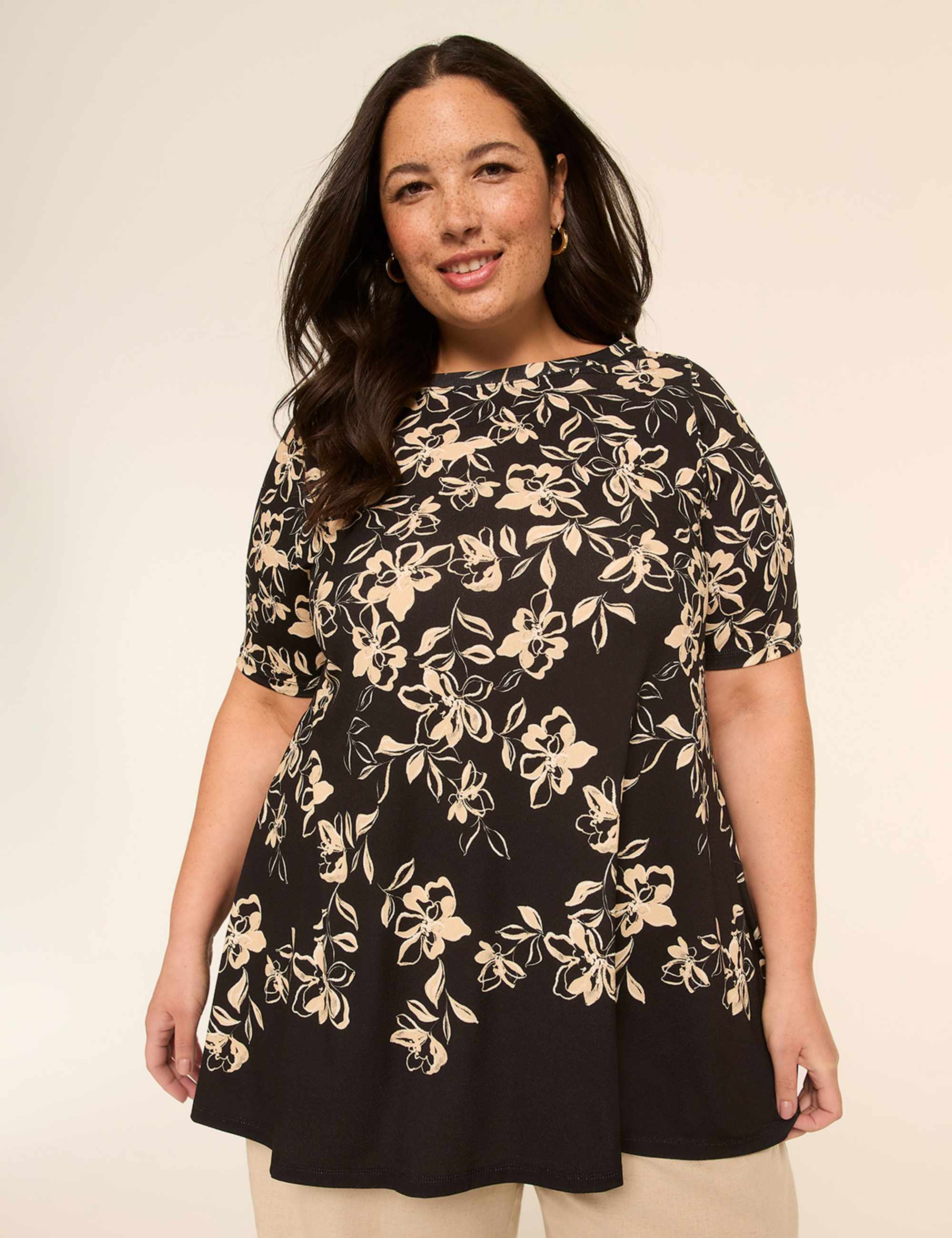 Swing Boatneck Tee