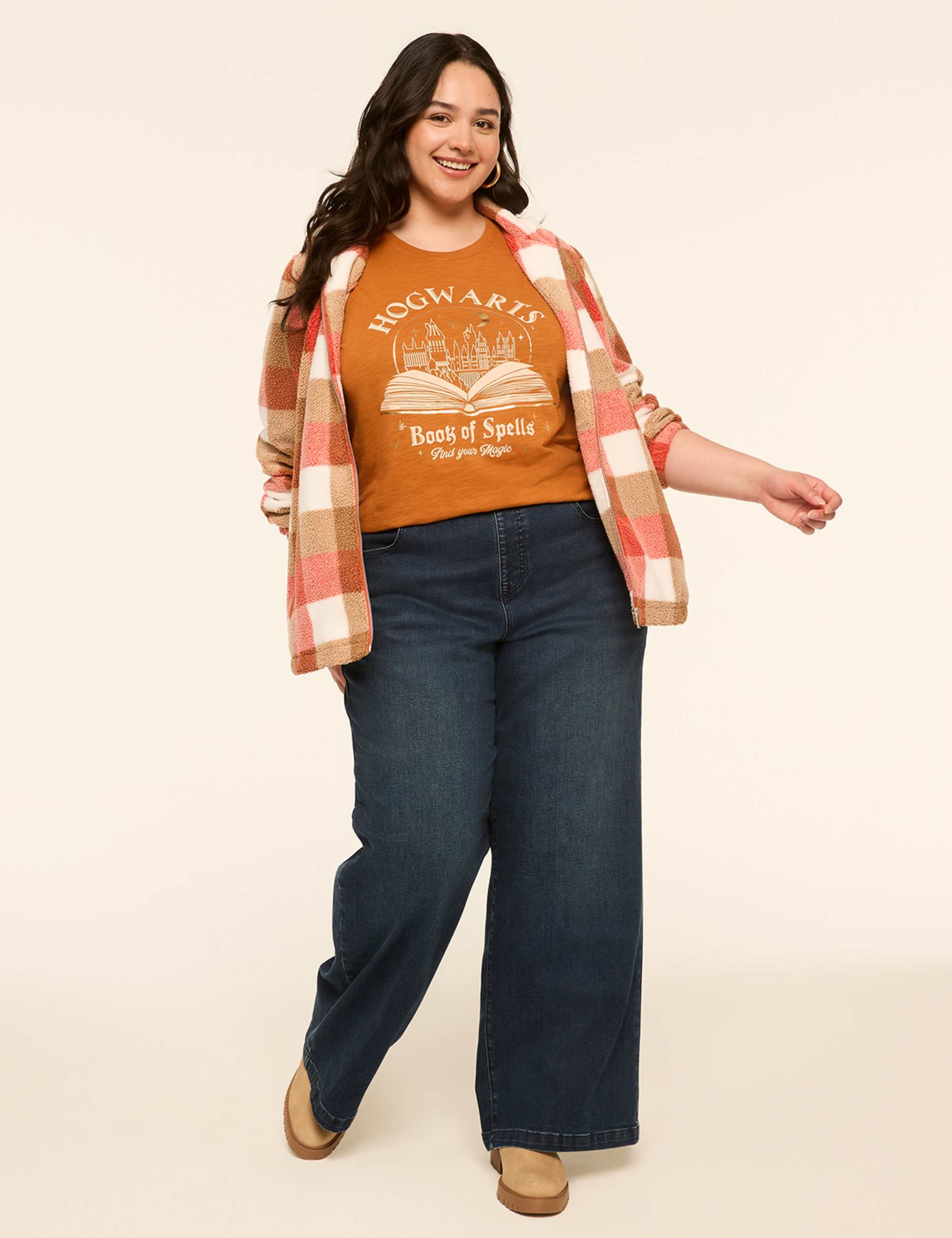 Foiled Hogwarts Book Of Spells Graphic Tee