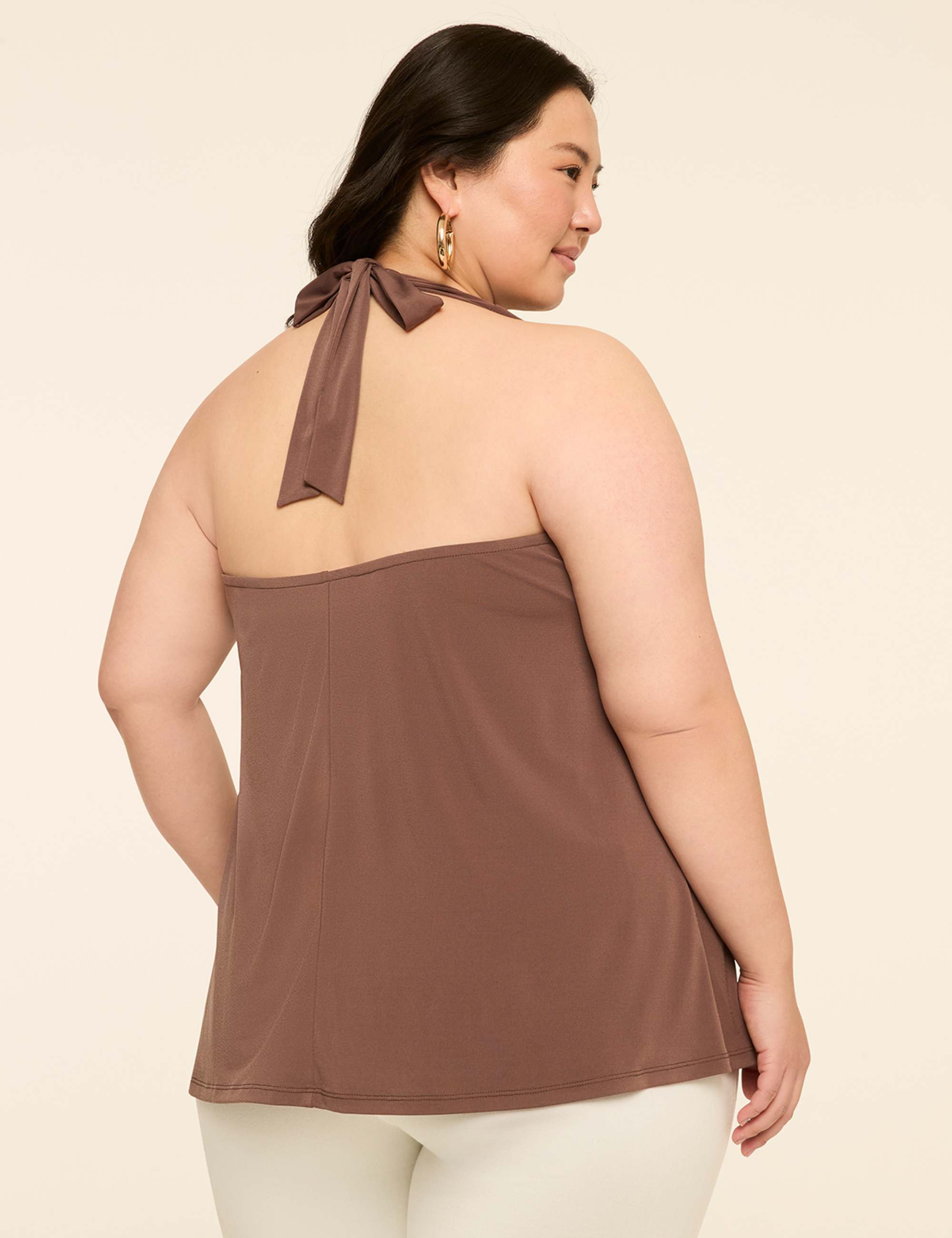 Tie-Neck Halter Top