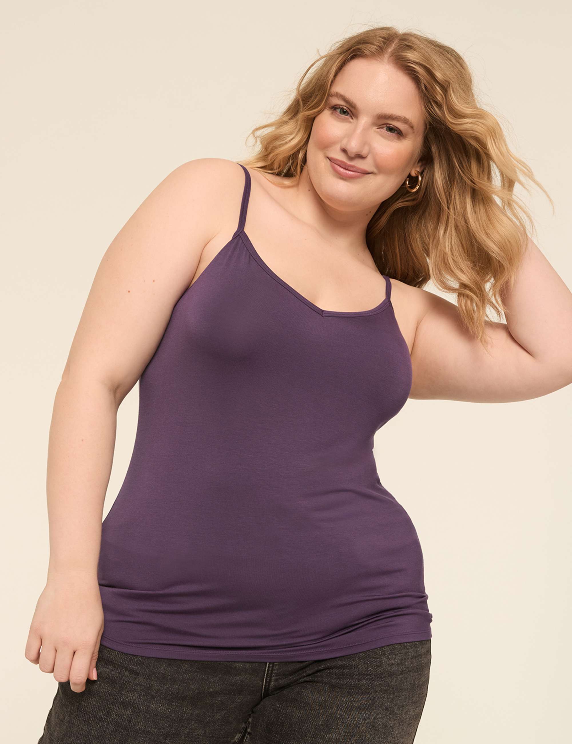V-Neck Body-Skimming Cami