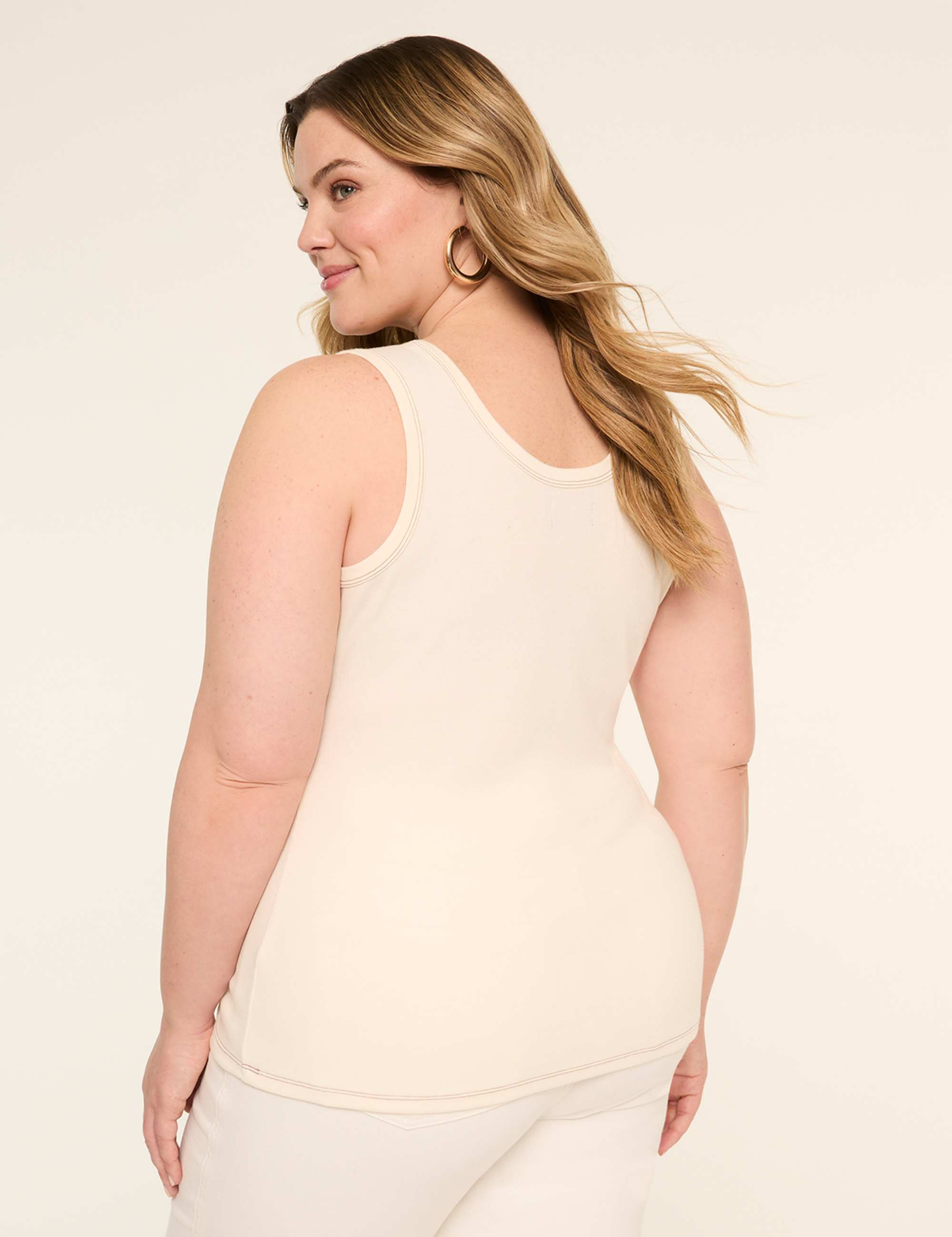 Lace-Up Rib Tank