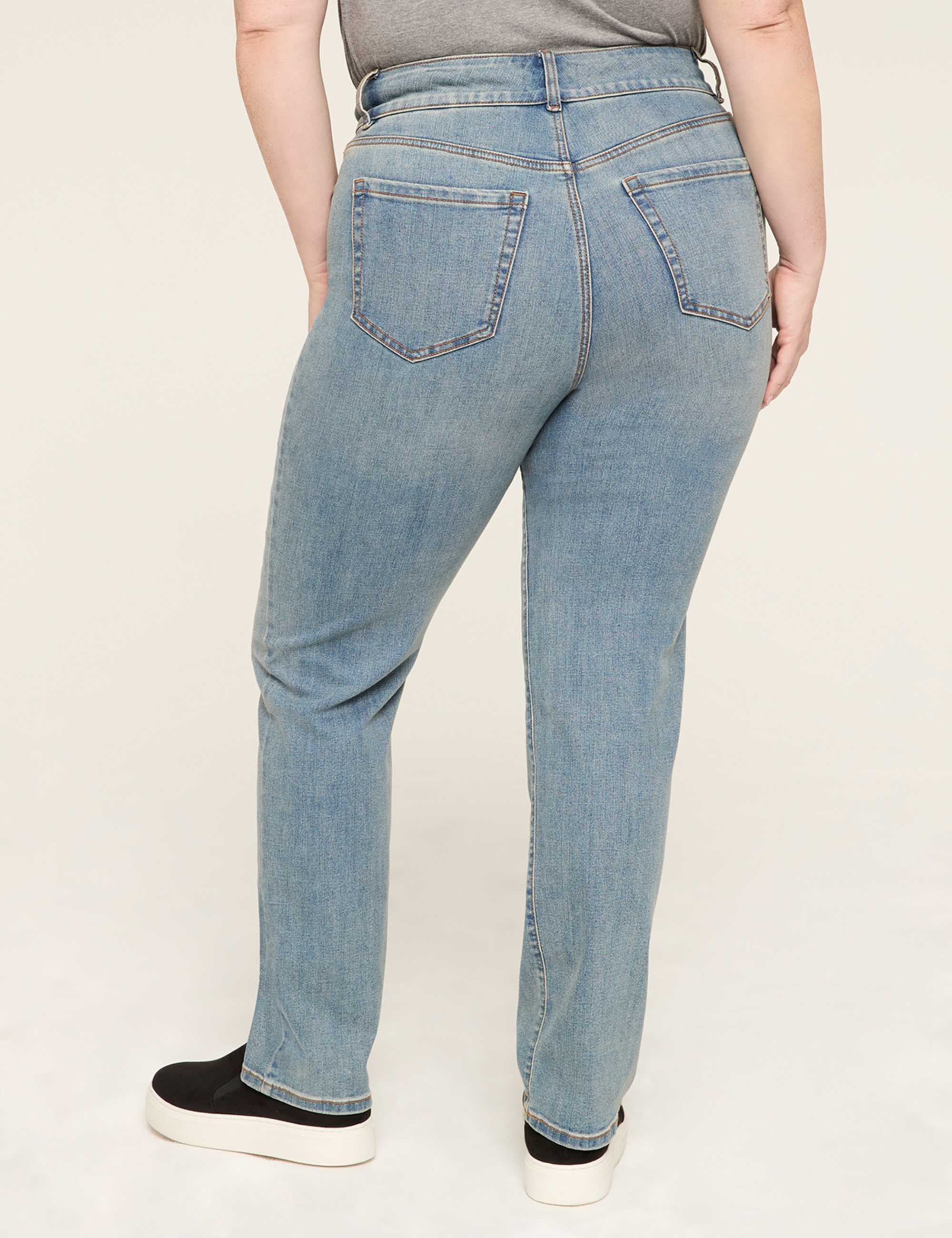 Fit High-Rise Straight Jean