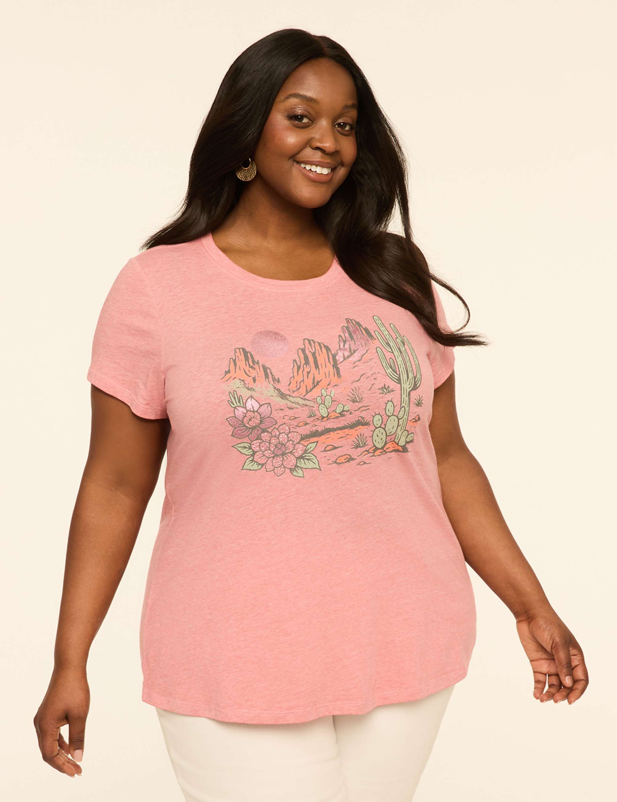 Desert Landscape Graphic Tee