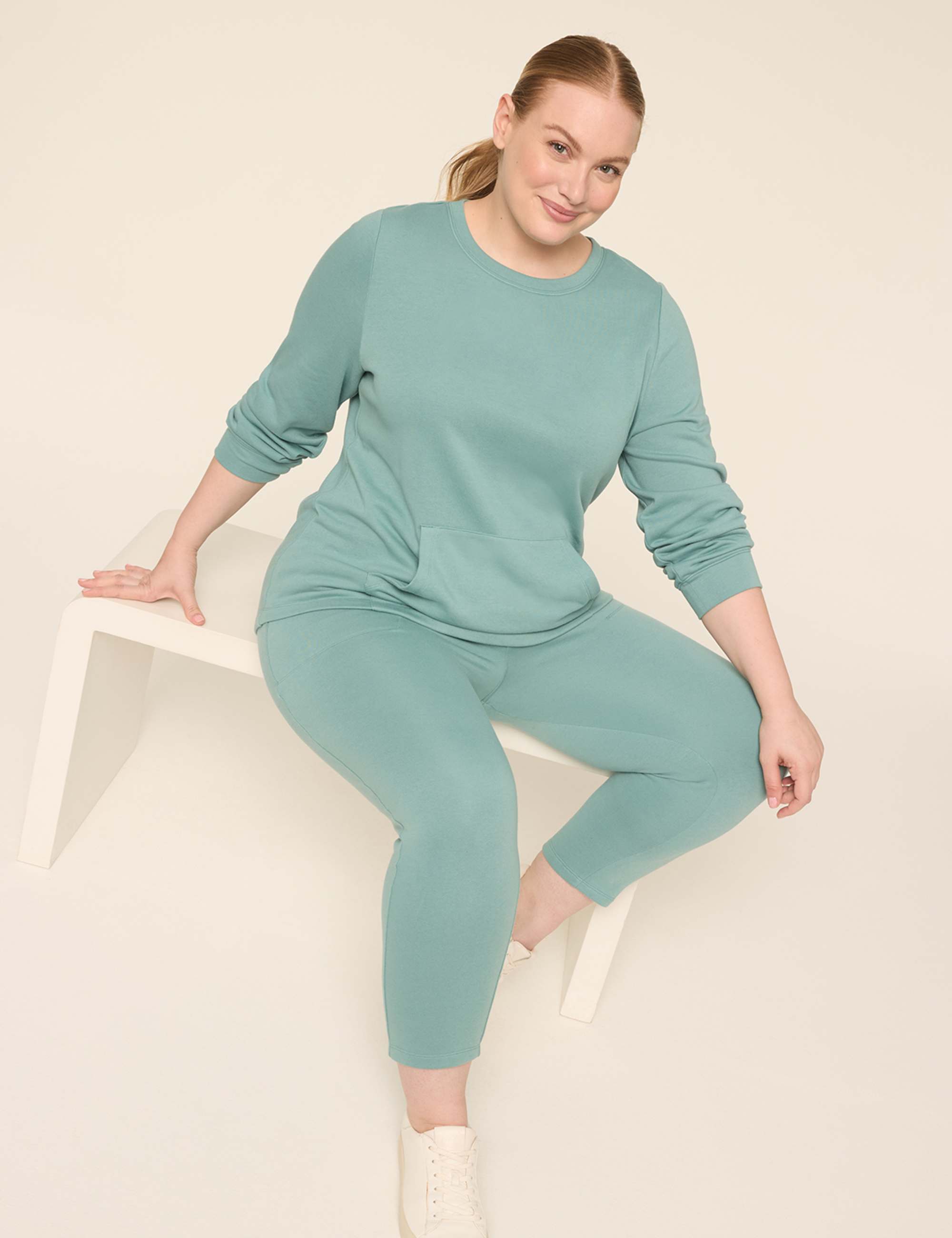 LIVI Crew-Neck French Terry Sweatshirt