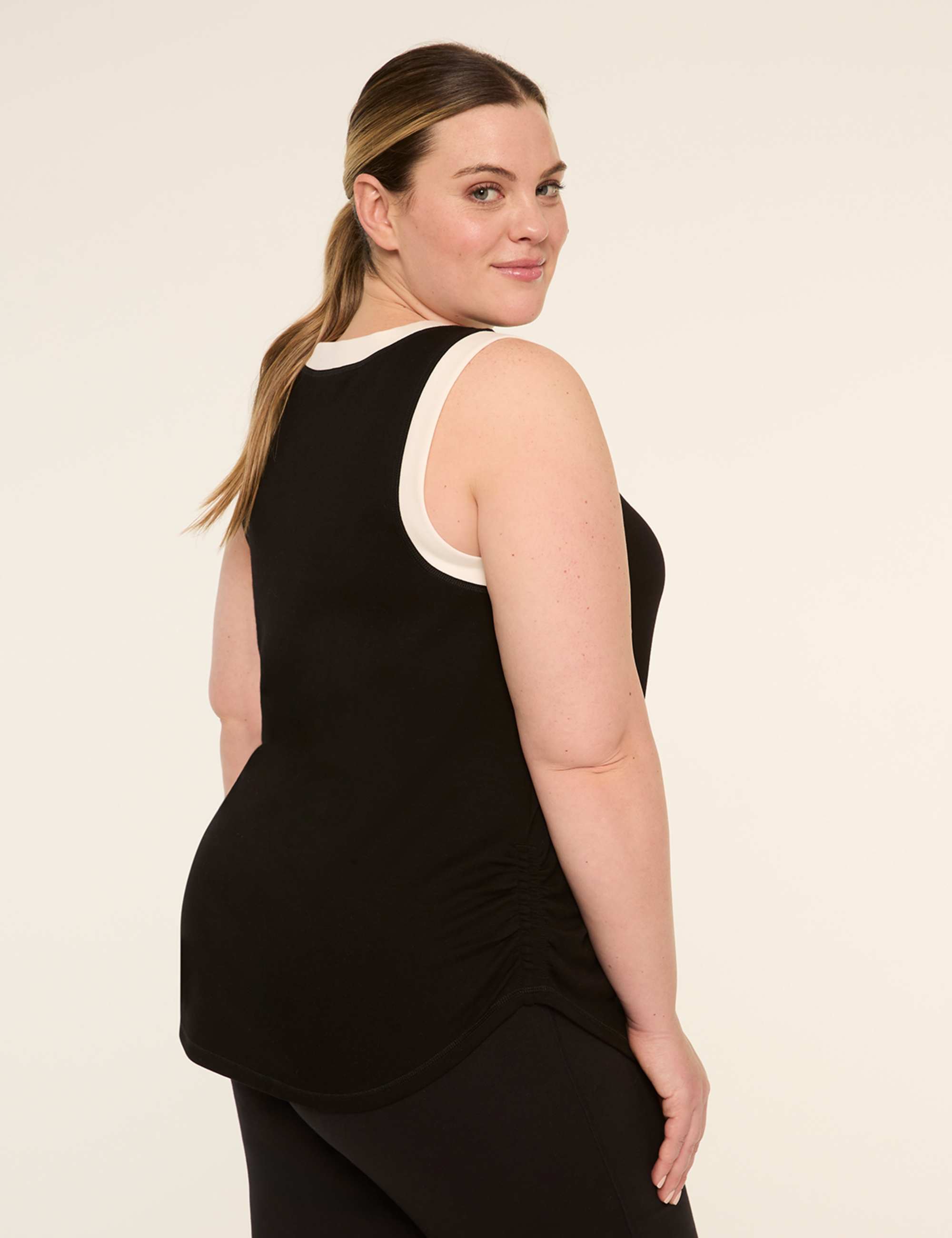 LIVI Journey Side-Ruched Tank