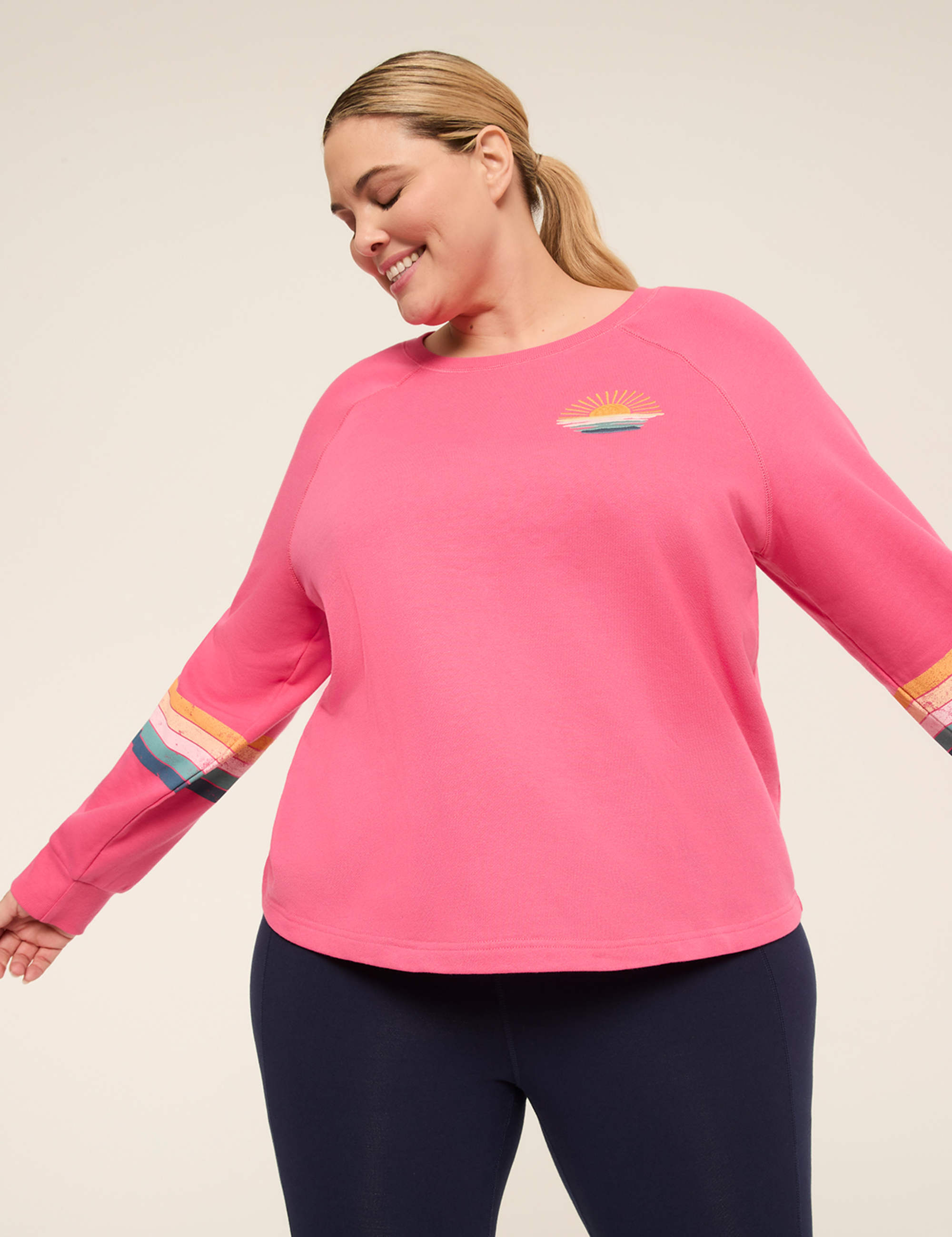 LIVI Long-Sleeve Crew-Neck Sweatshirt