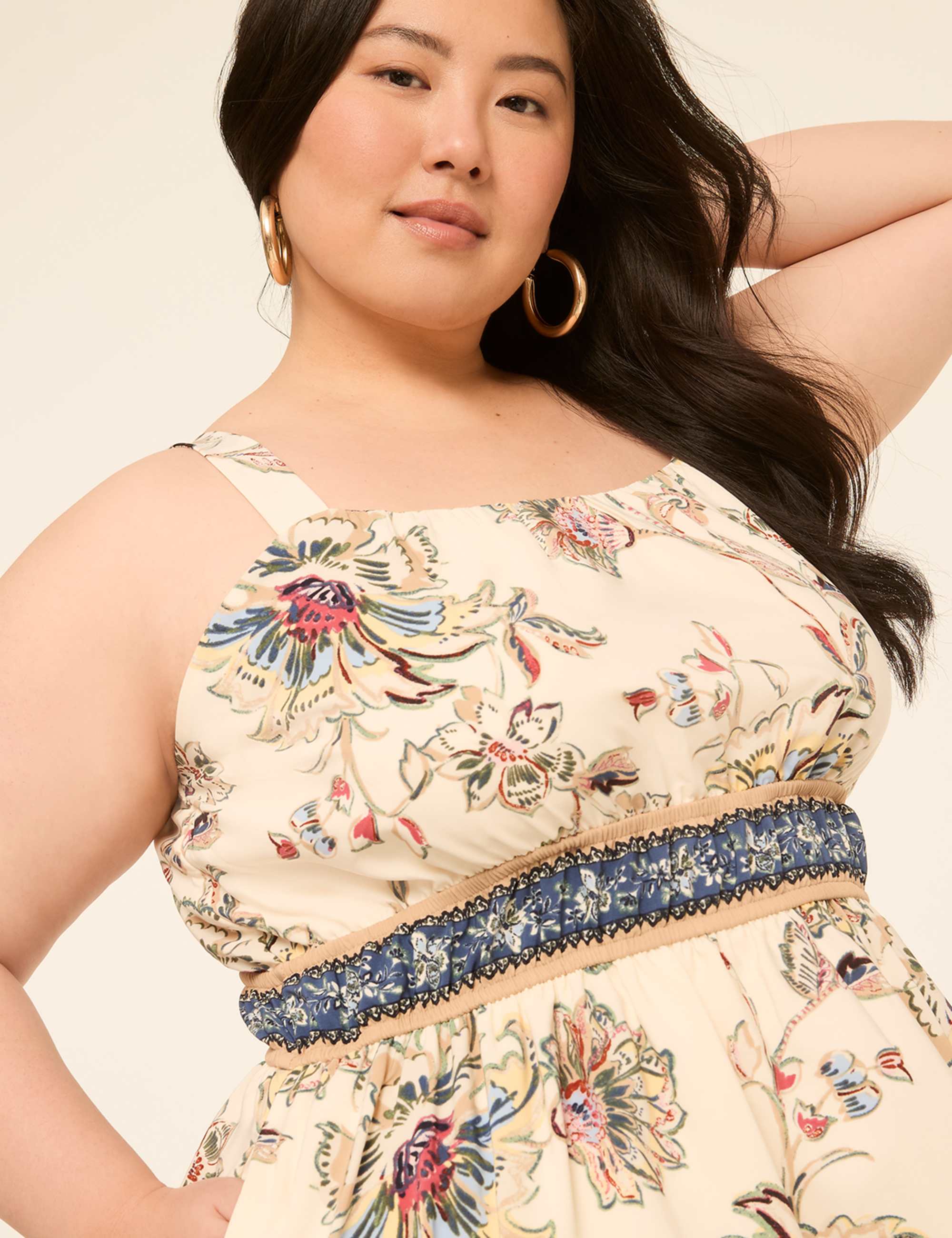 Sleeveless Tiered Maxi Dress