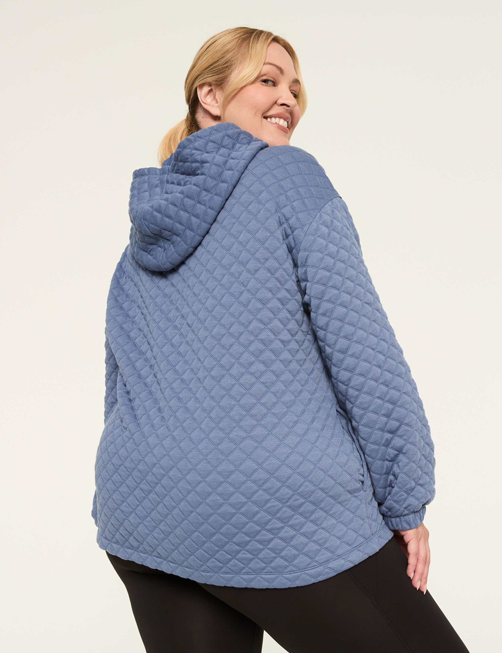 LIVI Long-Sleeve Quilted Hoodie