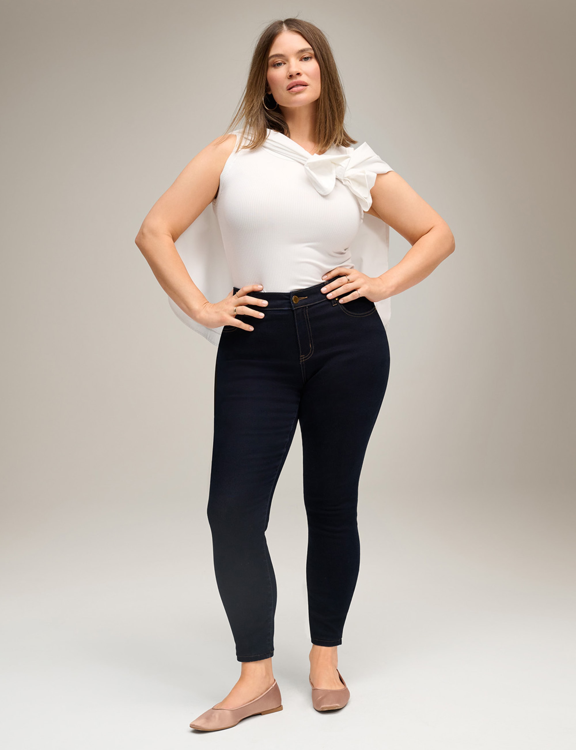 Signature Fit Sateen Skinny Jean