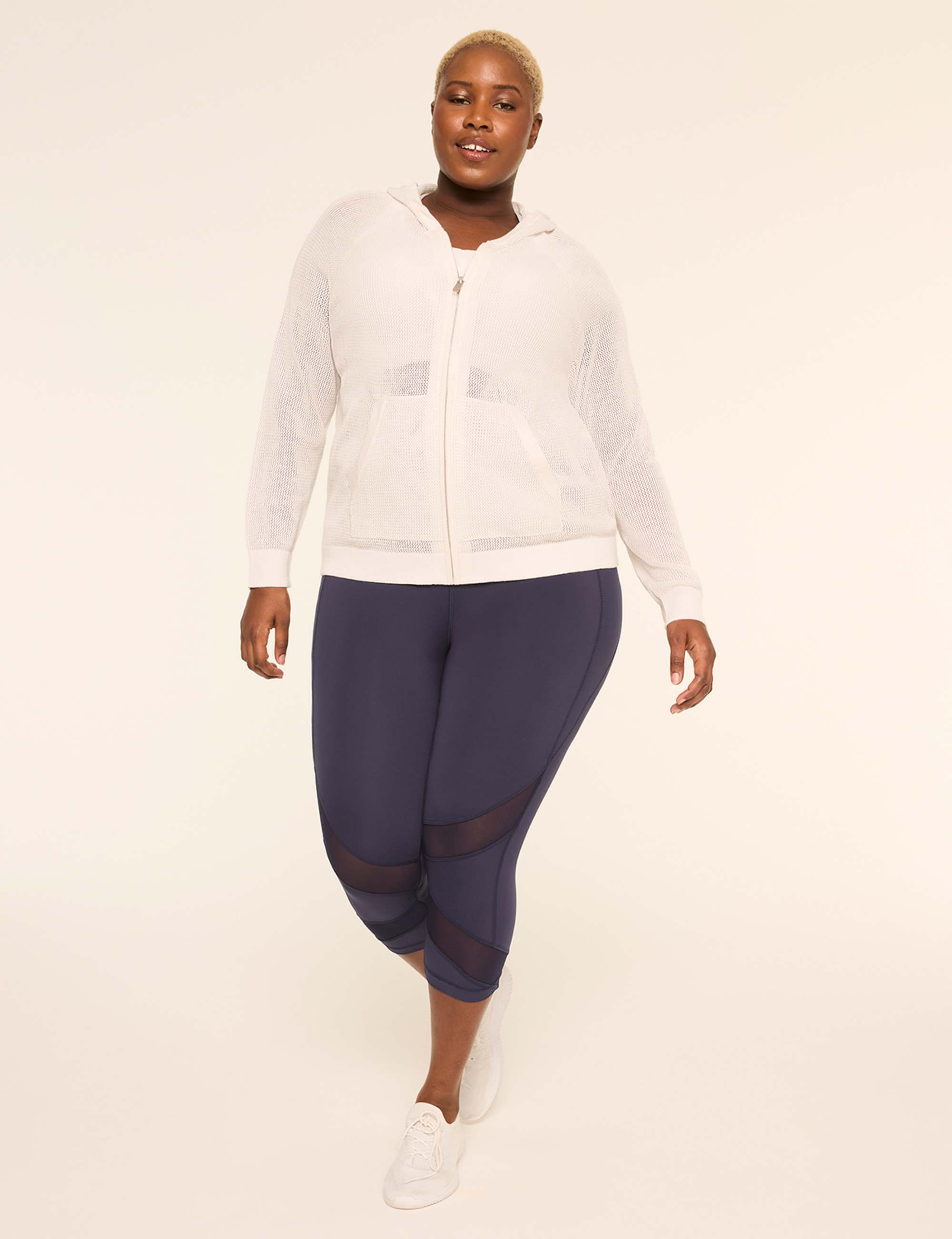 LIVI Zip-Front Sweater Hoodie