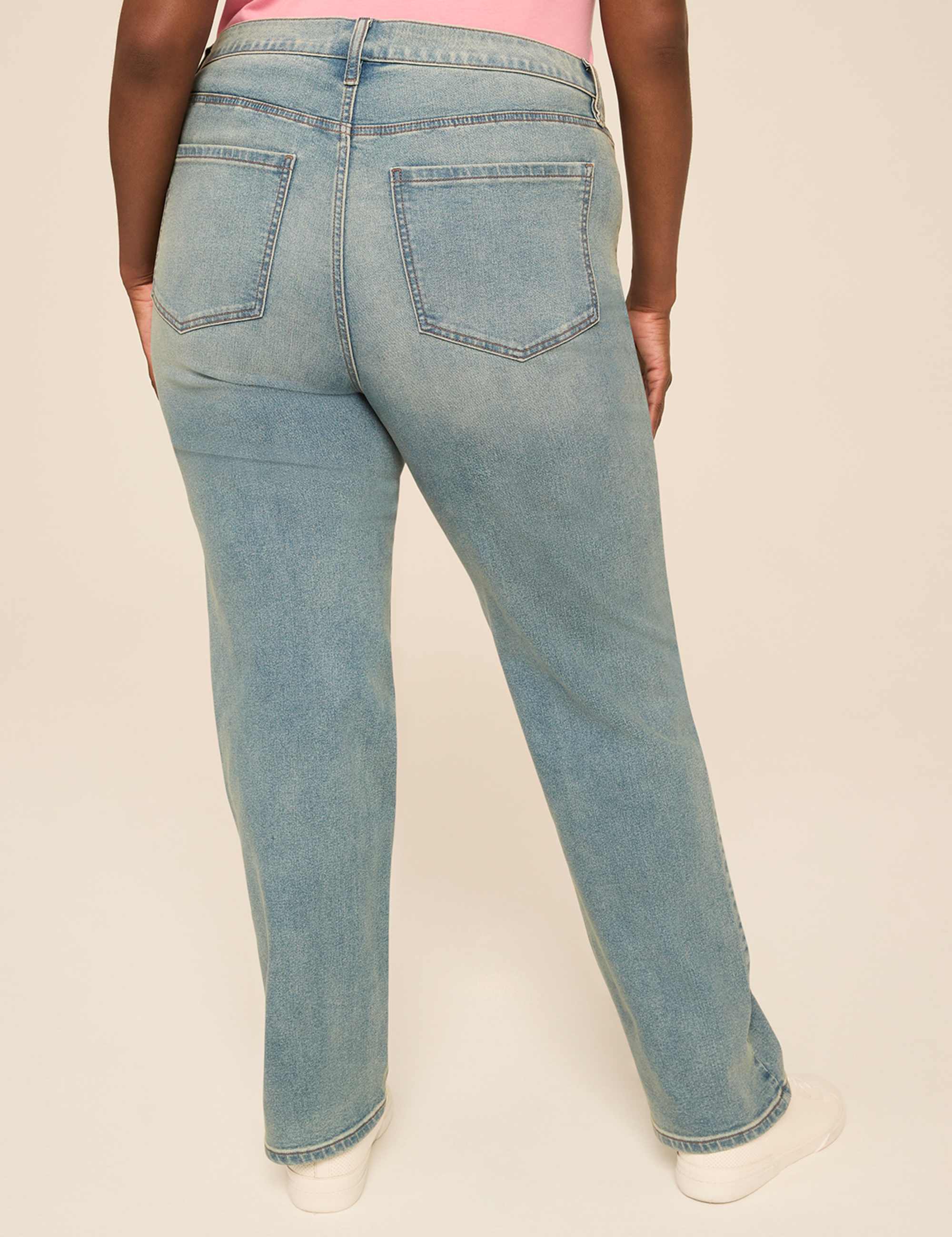 Signature Fit Embellished Straight Leg Jean