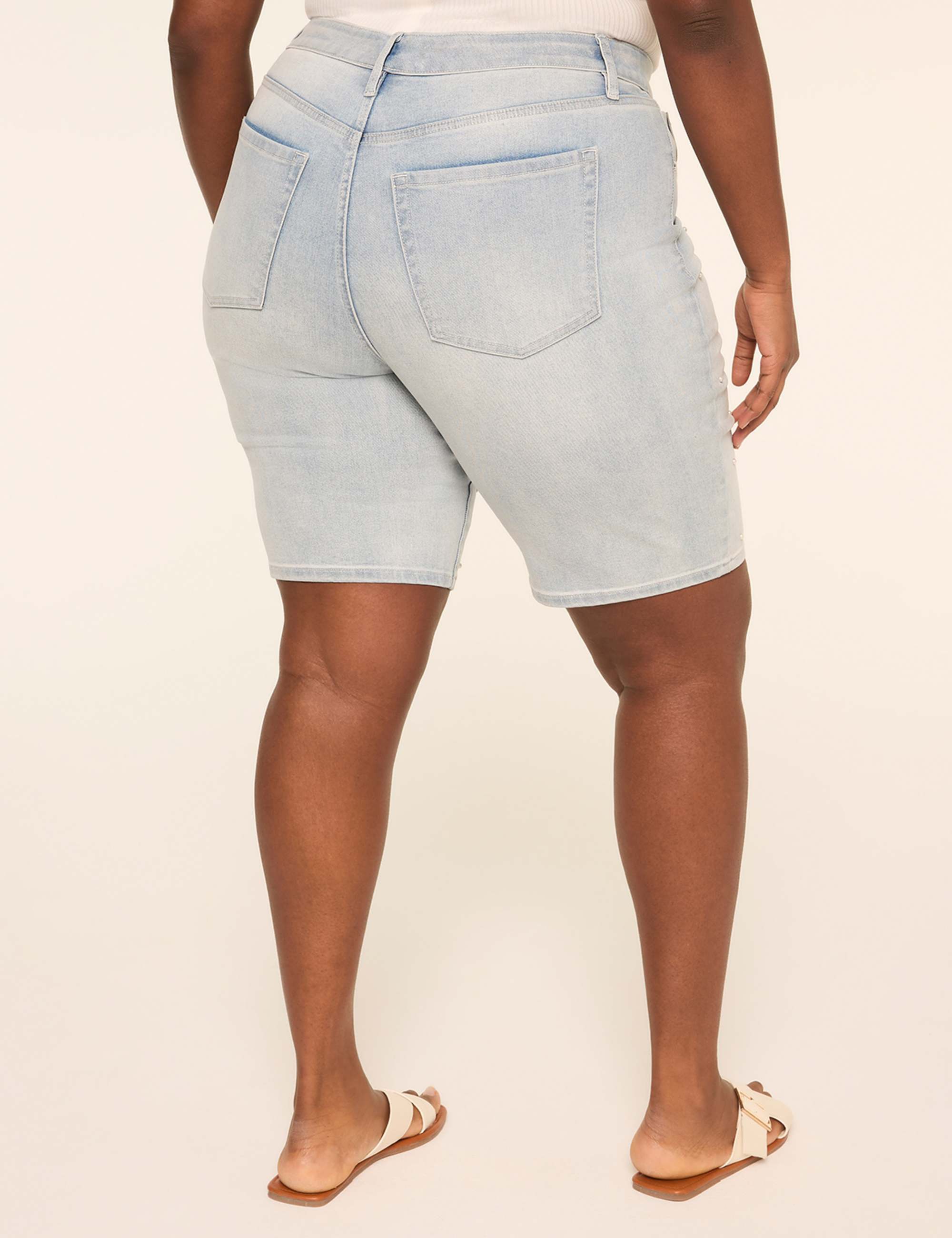 Genius Embellished Fitted 10" Bermuda Short