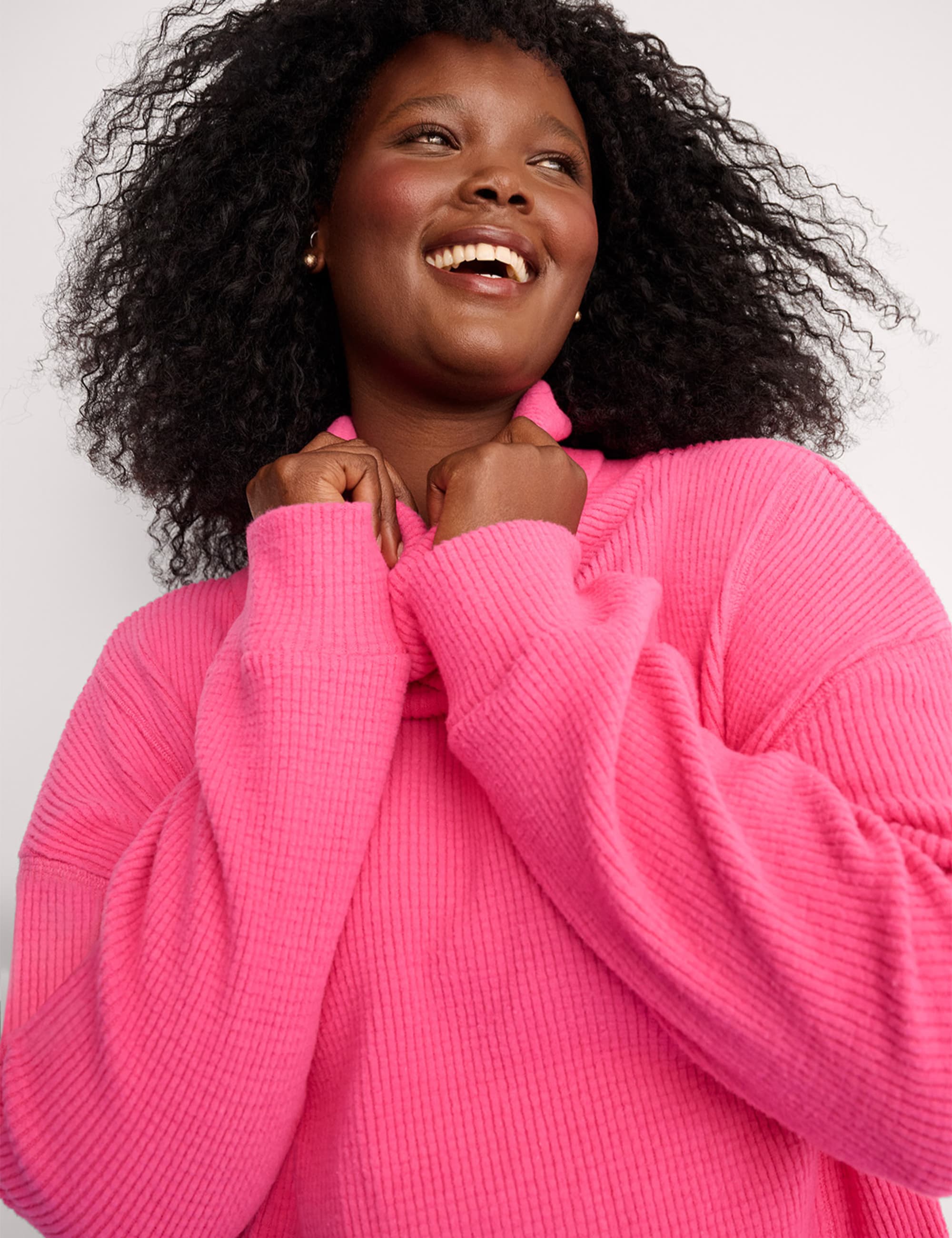 LIVI Waffle Textured Pullover Top