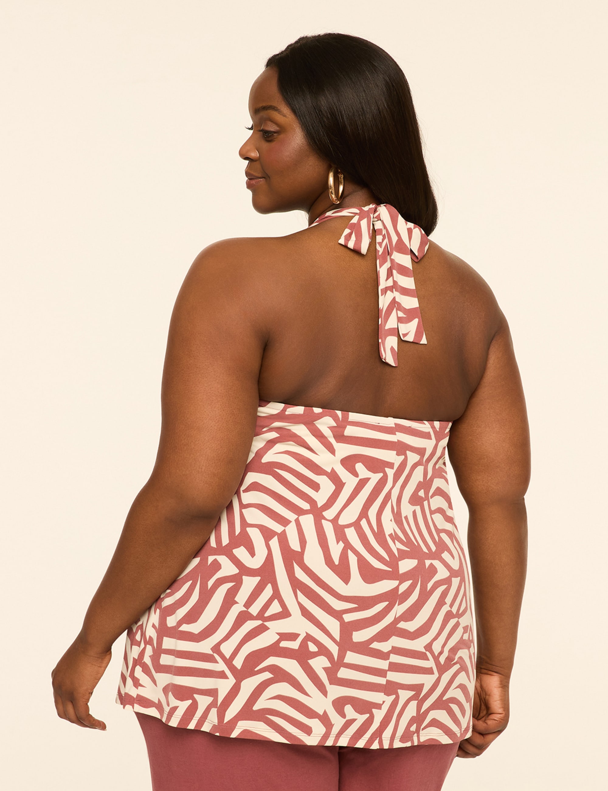 Tie-Neck Halter Top