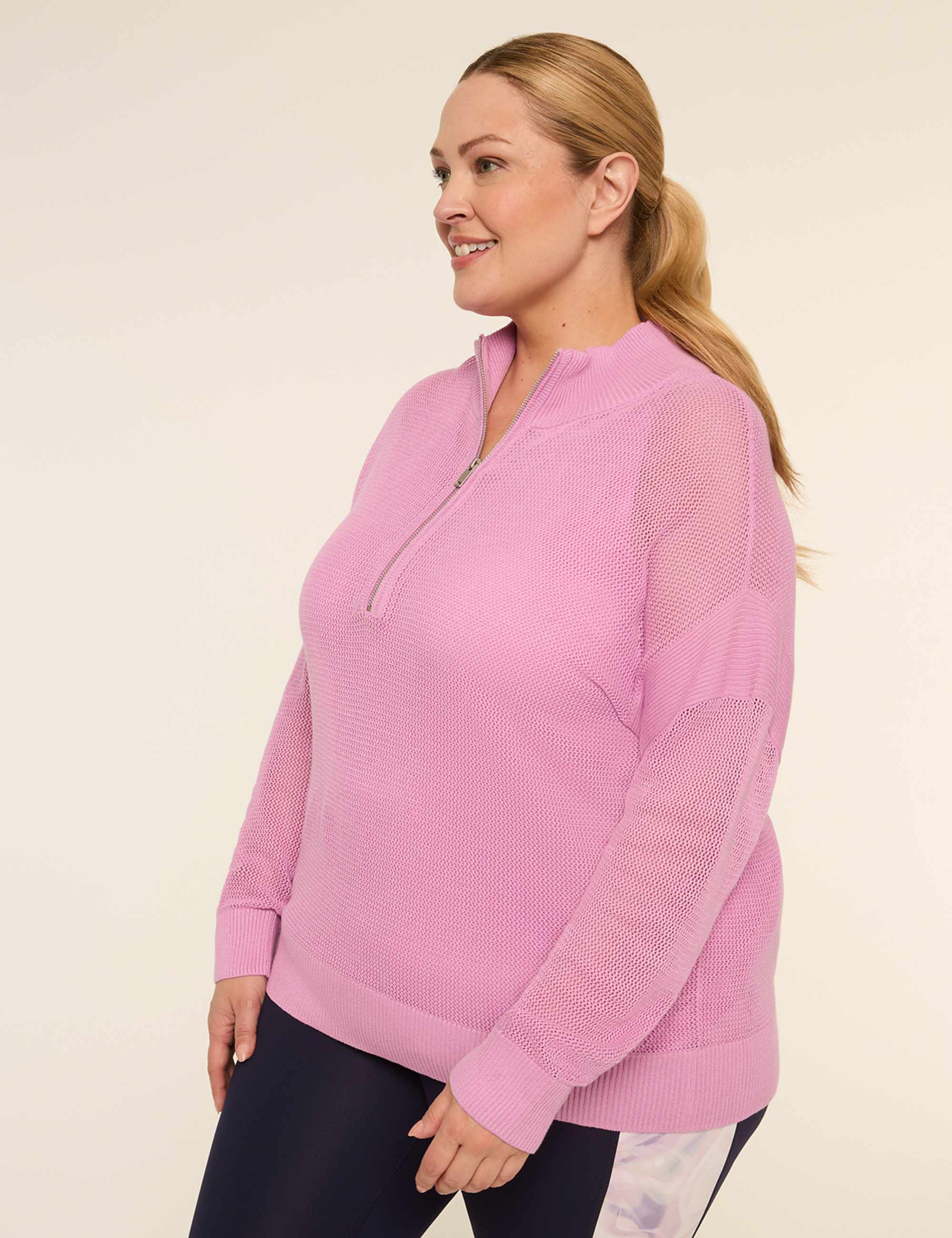 LIVI Half-Zip Sweater Pullover