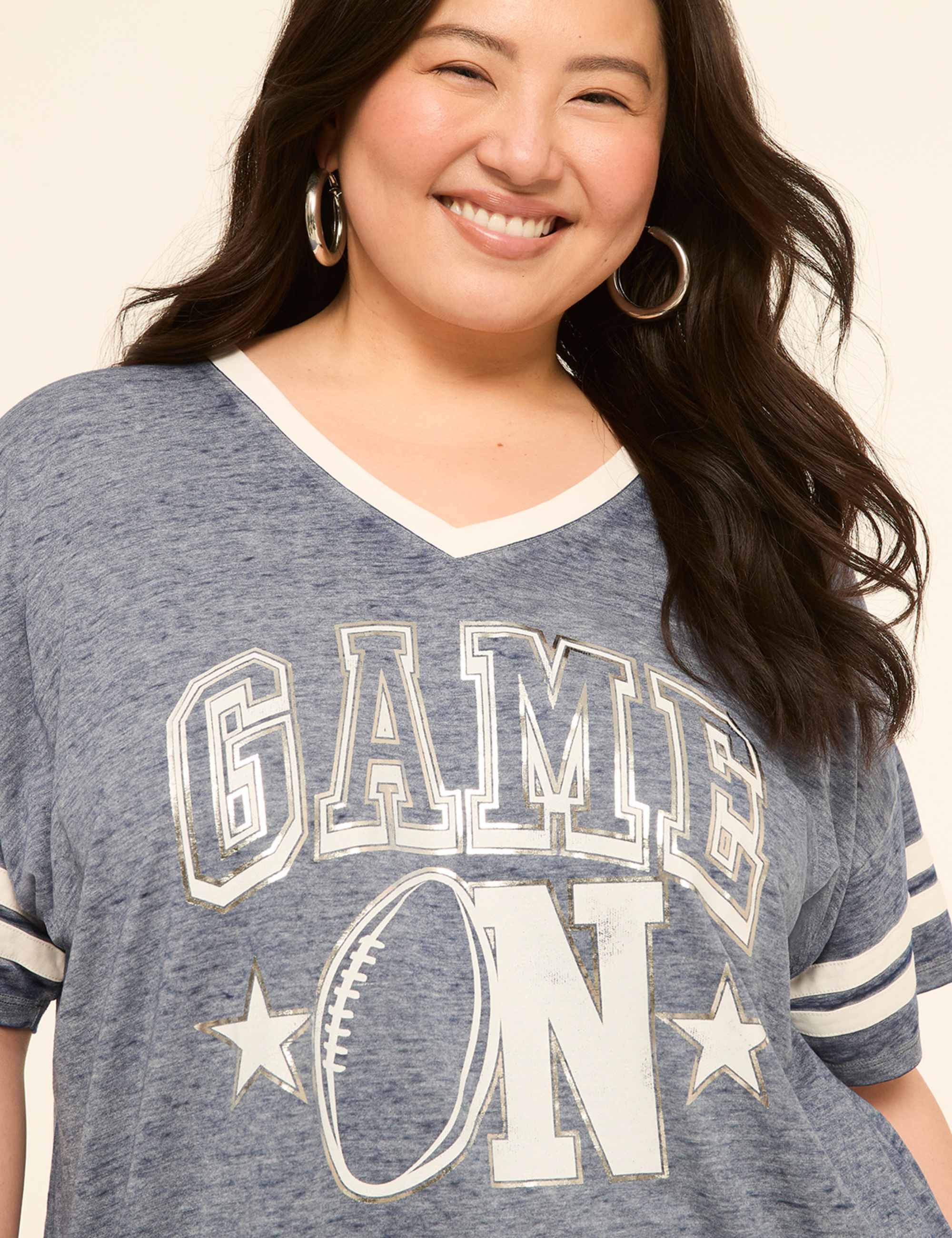 Distressed Game On Graphic Tee