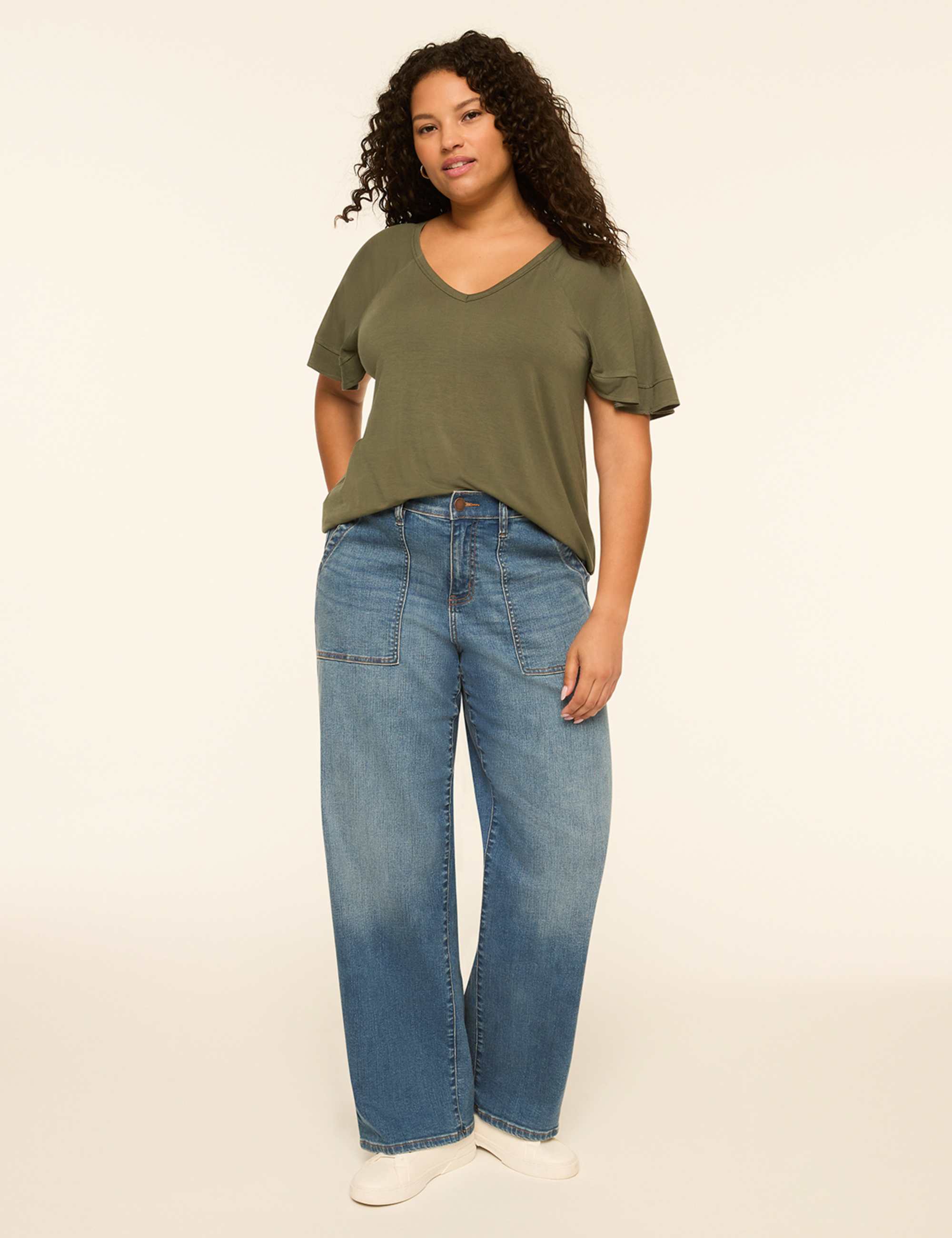 Signature Fit Straight Leg Utility Jean